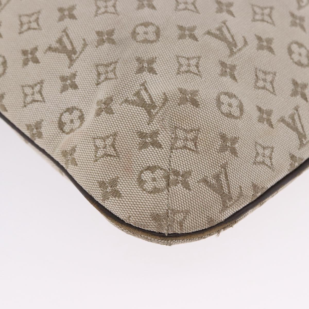 LOUIS VUITTON Monogram Mini Francoise Tote Bag 2way Khaki M92209 LV Auth fm5439