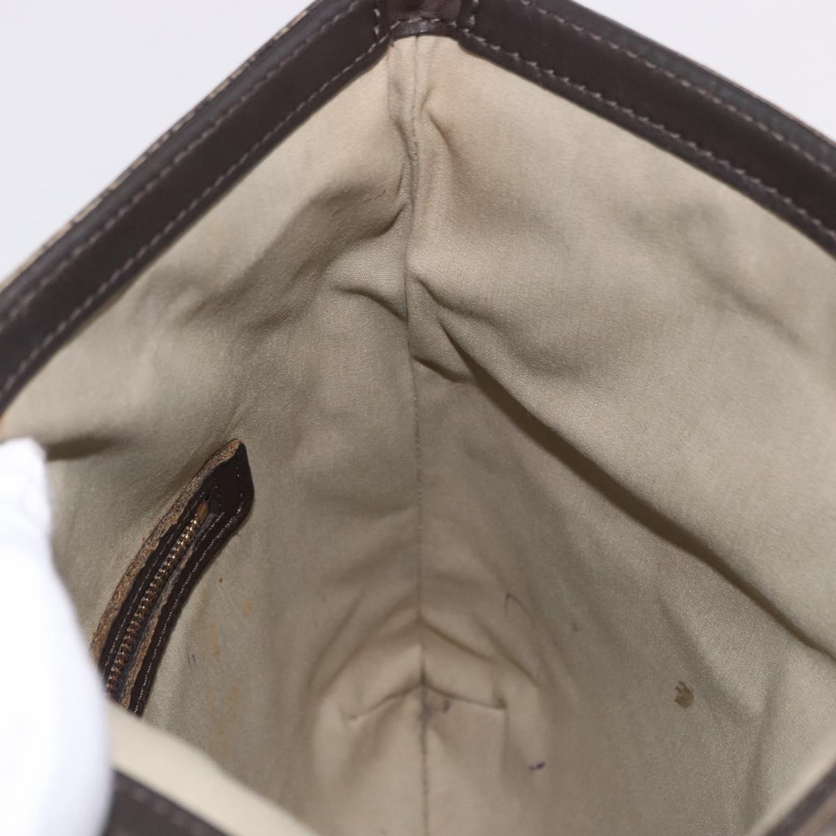LOUIS VUITTON Monogram Mini Francoise Tote Bag 2way Khaki M92209 LV Auth fm5439