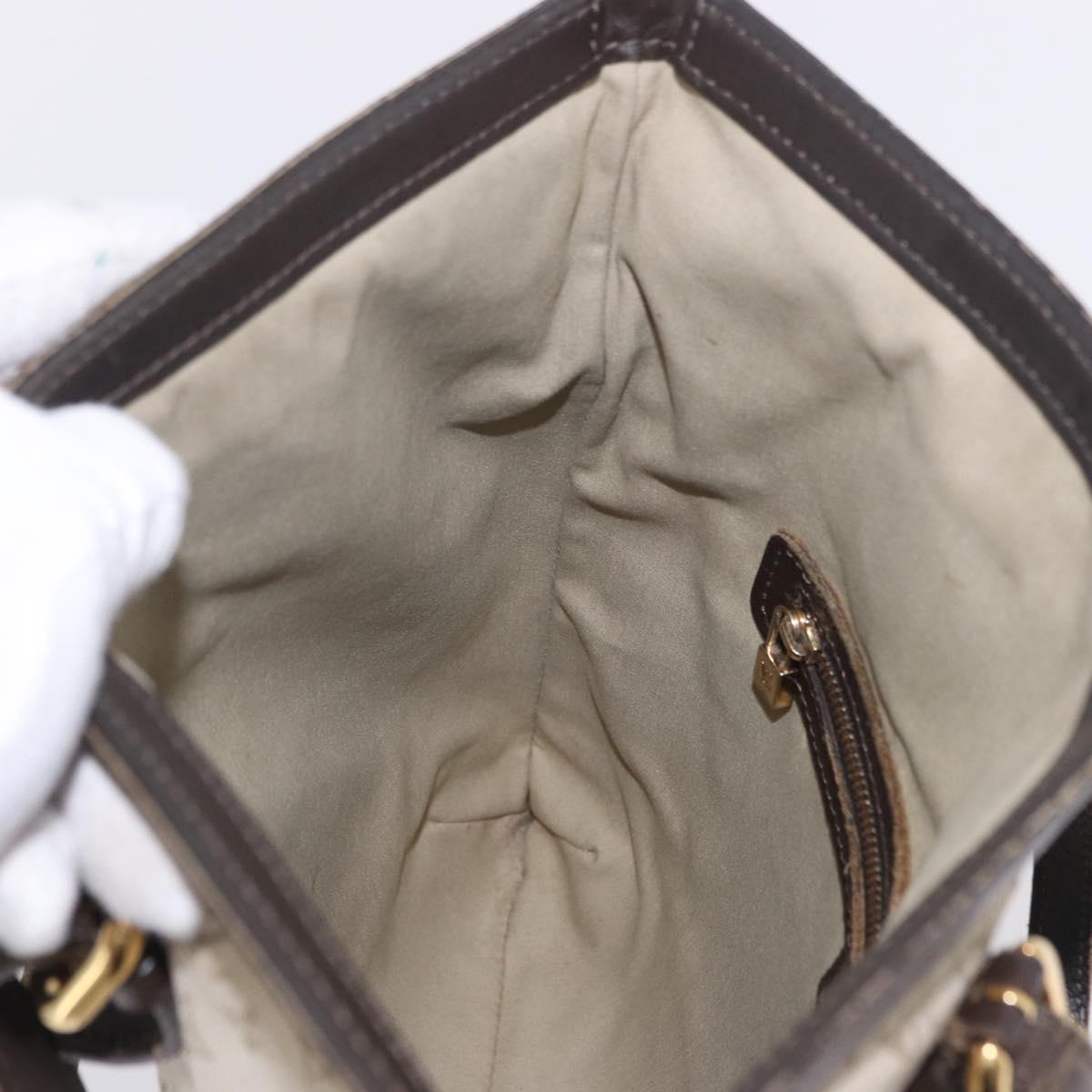LOUIS VUITTON Monogram Mini Francoise Tote Bag 2way Khaki M92209 LV Auth fm5439