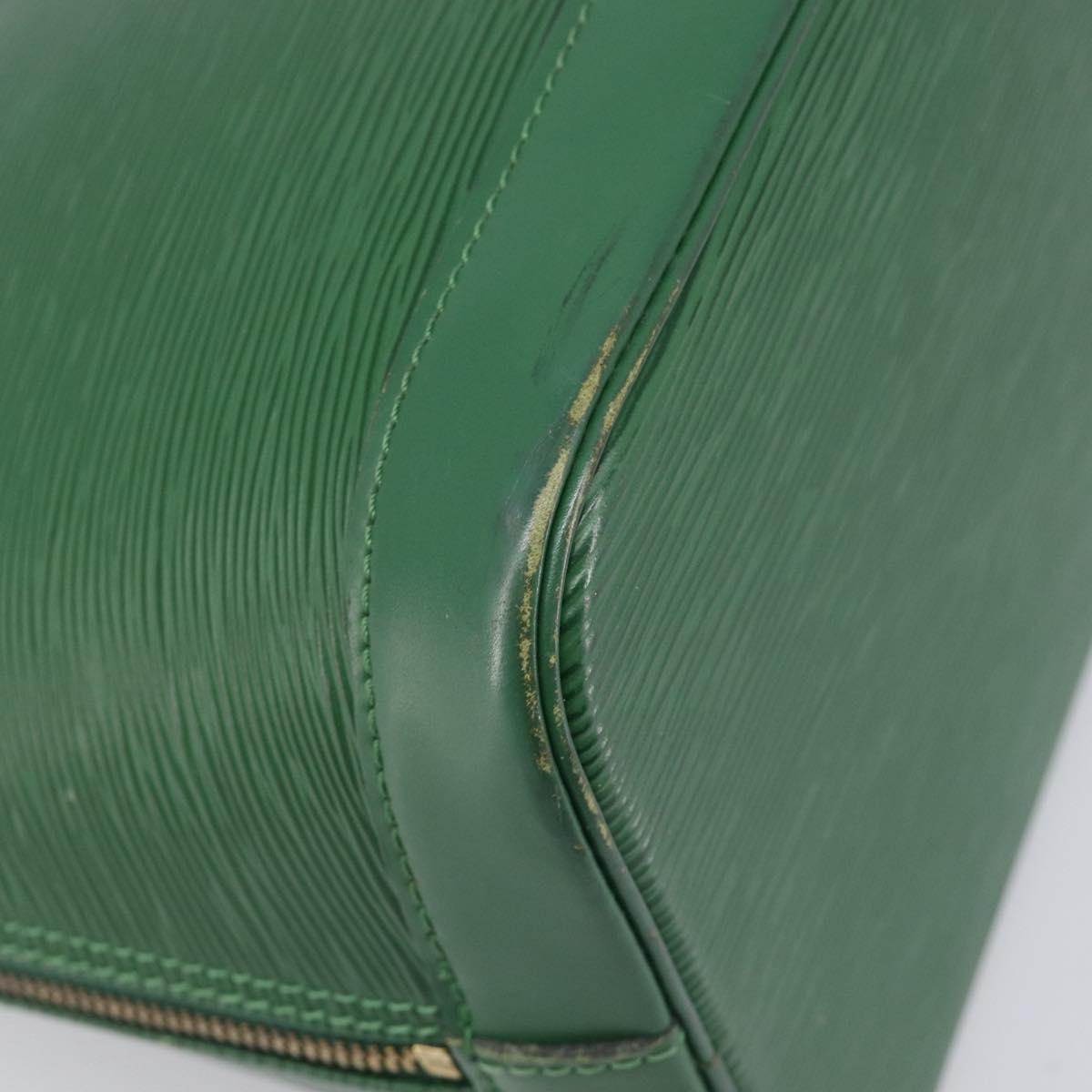 LOUIS VUITTON Epi Alma Hand Bag Borneo Green M52144 LV Auth fm5444