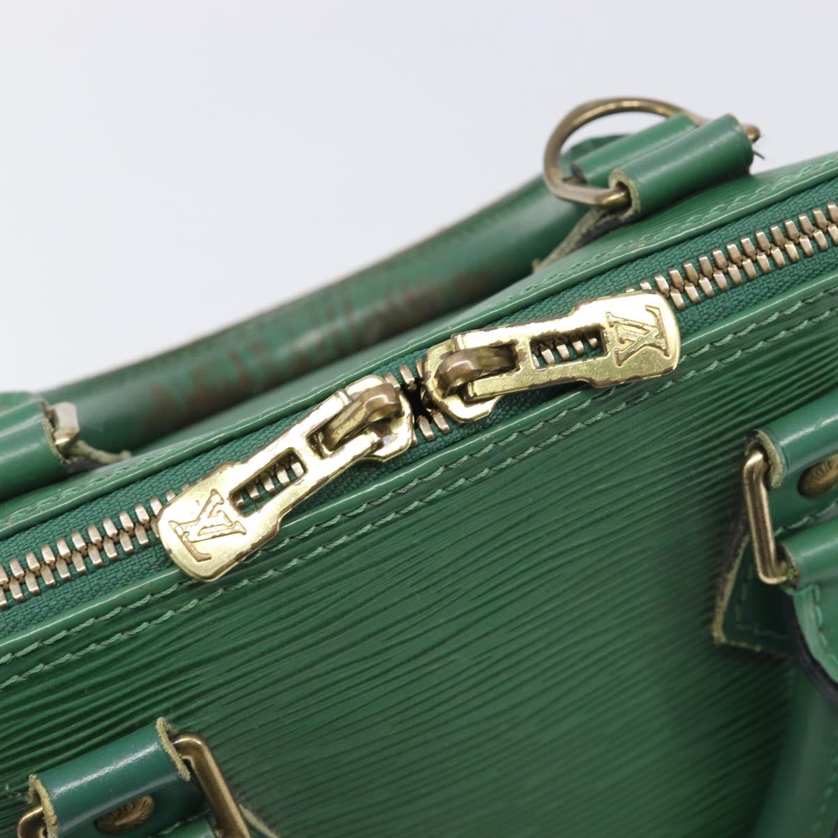 LOUIS VUITTON Epi Alma Hand Bag Borneo Green M52144 LV Auth fm5444