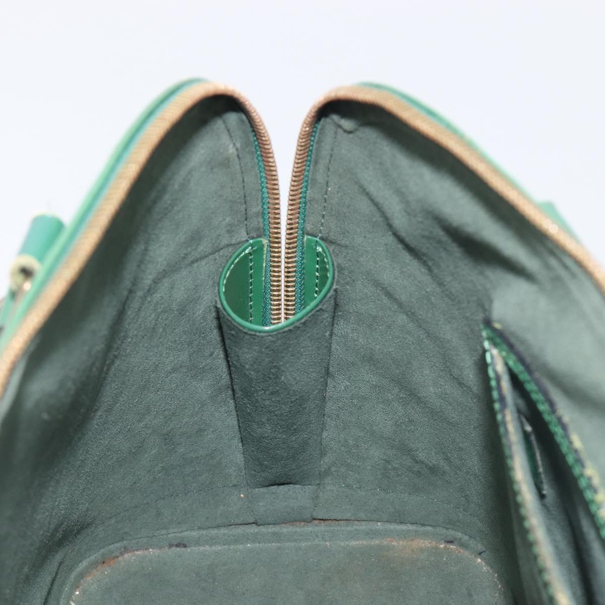 LOUIS VUITTON Epi Alma Hand Bag Borneo Green M52144 LV Auth fm5444