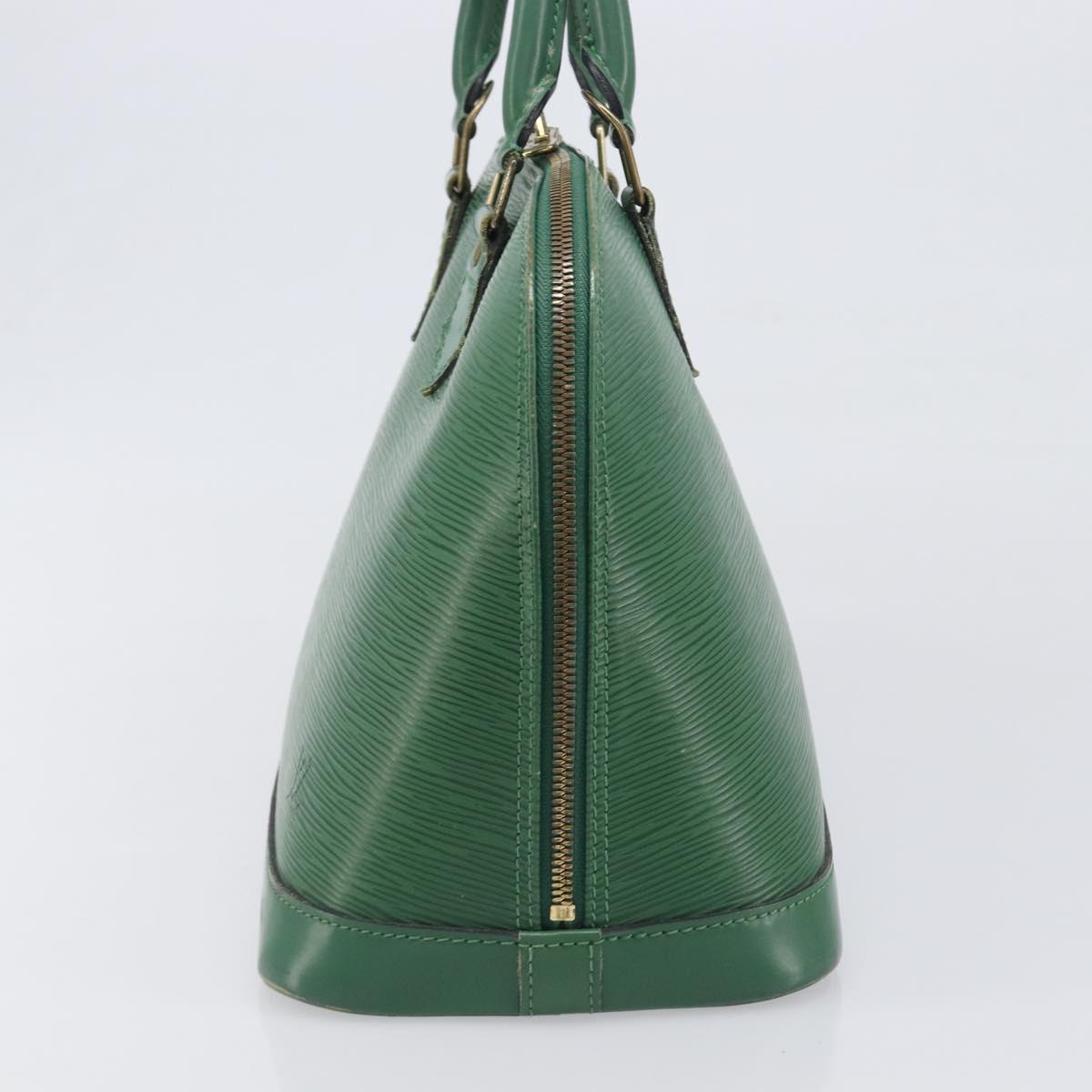 LOUIS VUITTON Epi Alma Hand Bag Borneo Green M52144 LV Auth fm5444