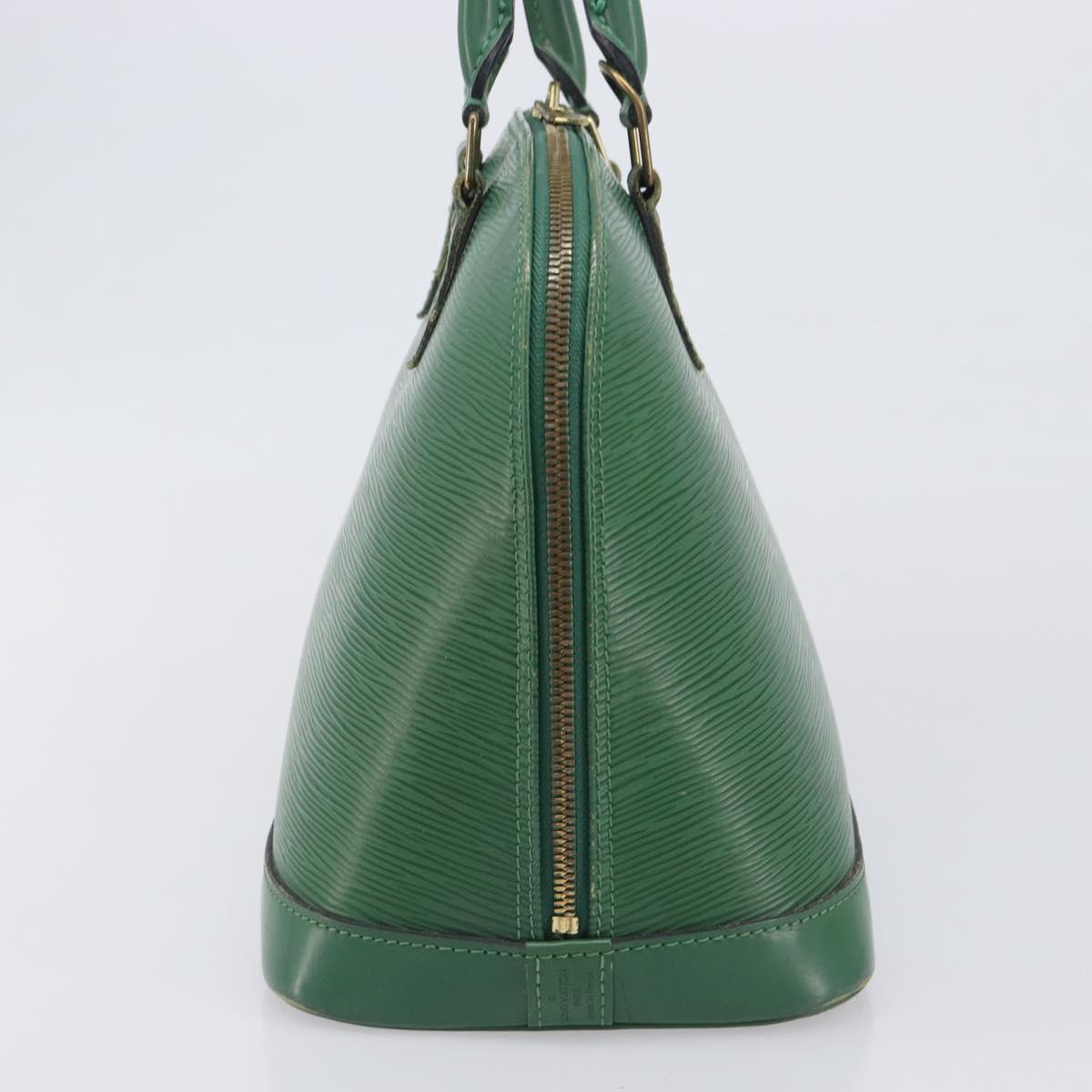 LOUIS VUITTON Epi Alma Hand Bag Borneo Green M52144 LV Auth fm5444