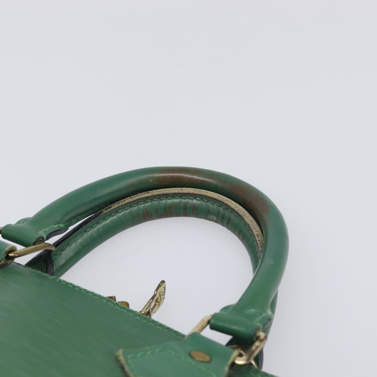 LOUIS VUITTON Epi Alma Hand Bag Borneo Green M52144 LV Auth fm5444