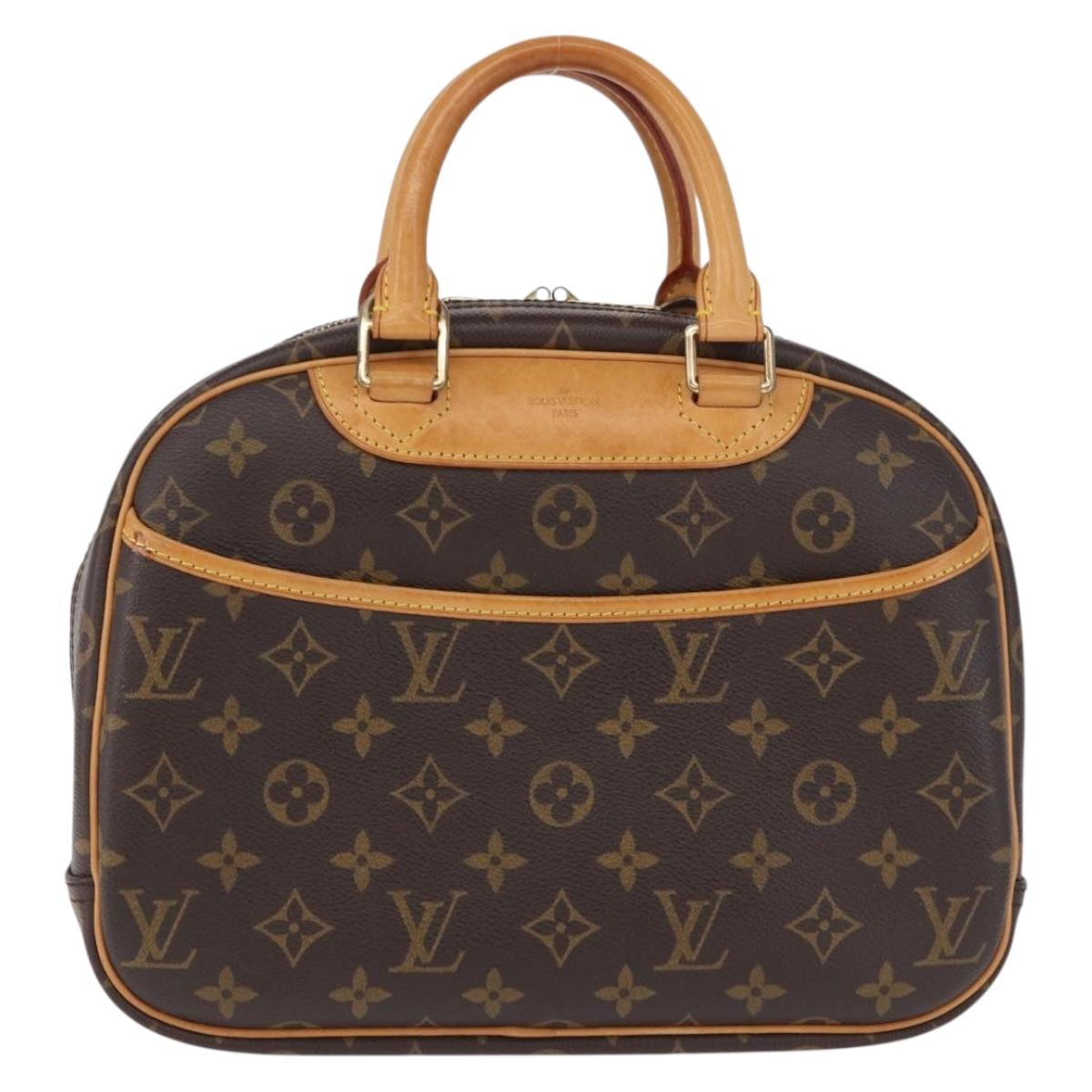 LOUIS VUITTON Monogram Trouville Hand Bag M42228 LV Auth fm5445A