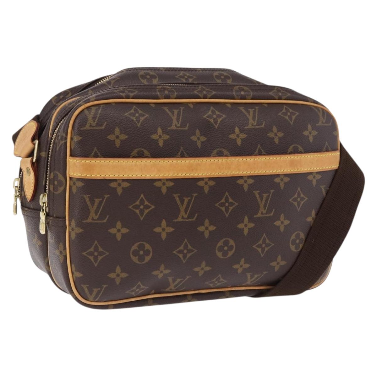 LOUIS VUITTON Monogram Reporter PM Shoulder Bag M45254 LV Auth fm5446A