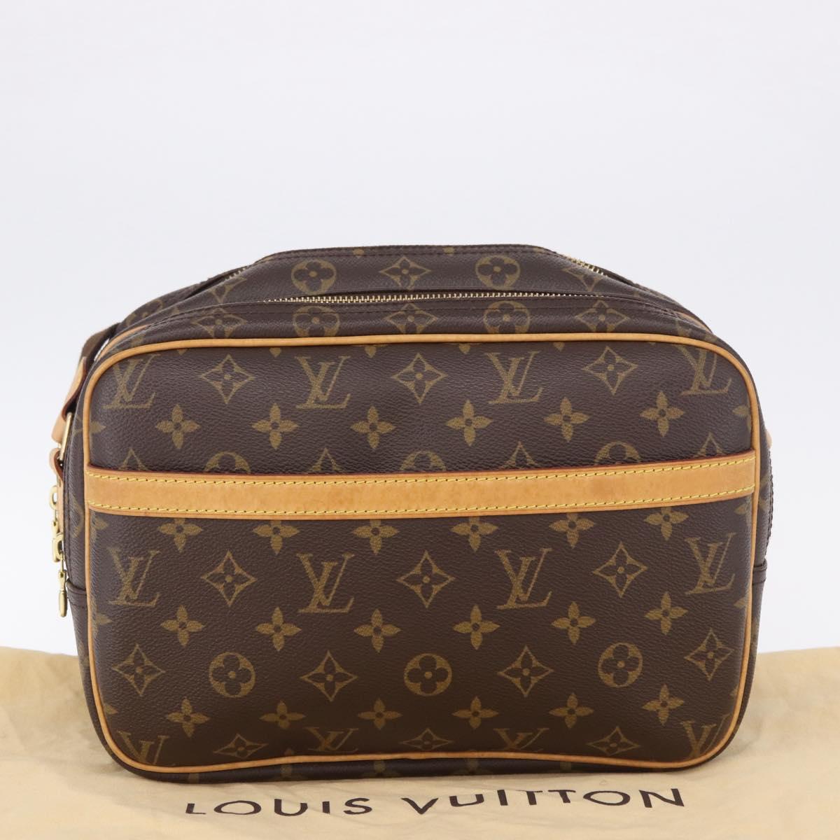 LOUIS VUITTON Monogram Reporter PM Shoulder Bag M45254 LV Auth fm5446A