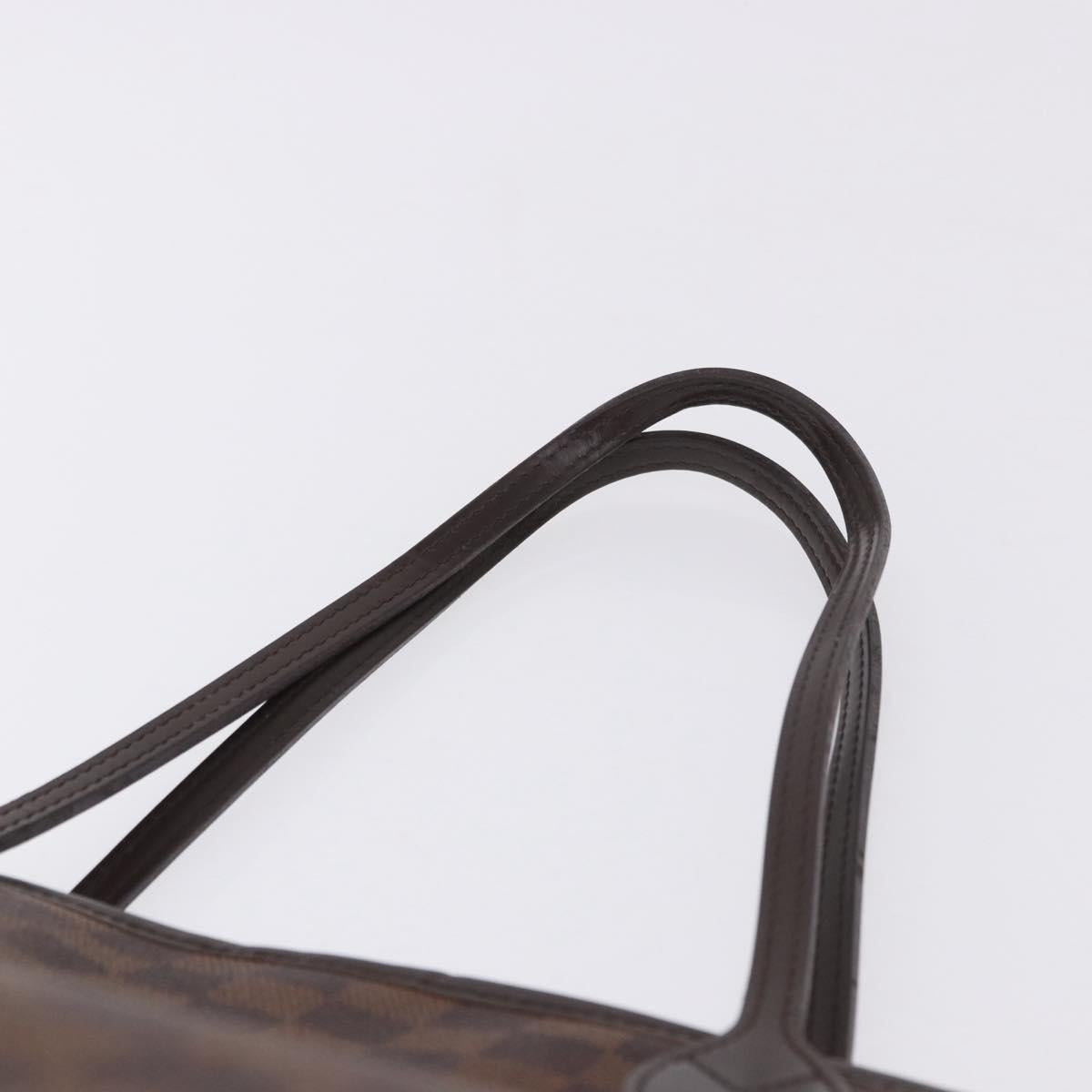 LOUIS VUITTON Damier Ebene Neverfull GM Tote Bag N51106 LV Auth fm5448V