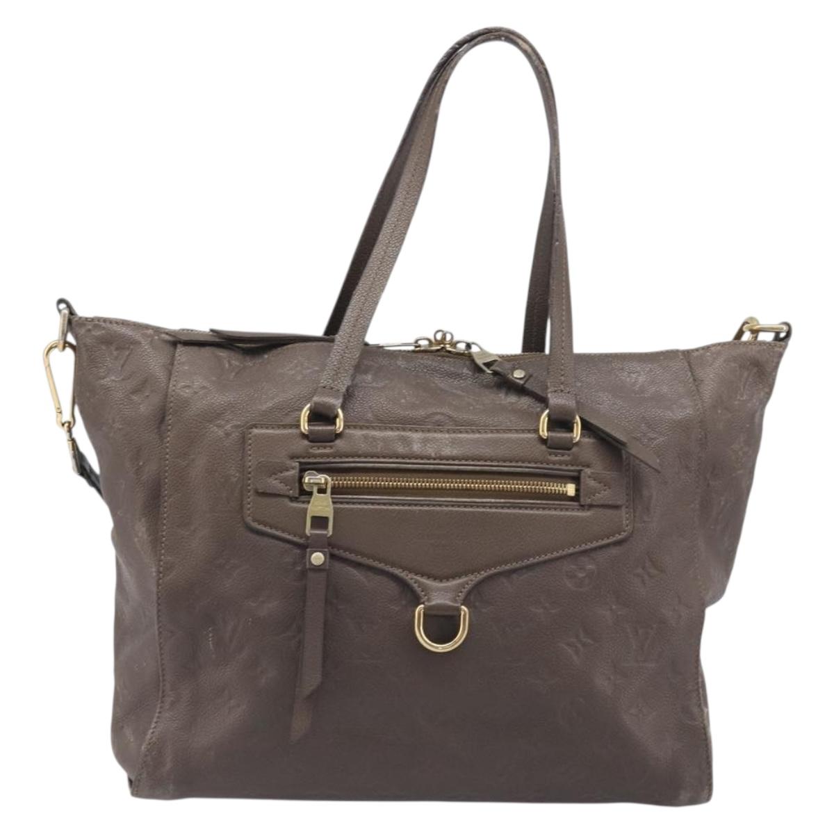 LOUIS VUITTON LumineusePM Hand Bag 2way Bag Brown Ombre M93409 LV Auth fm5452