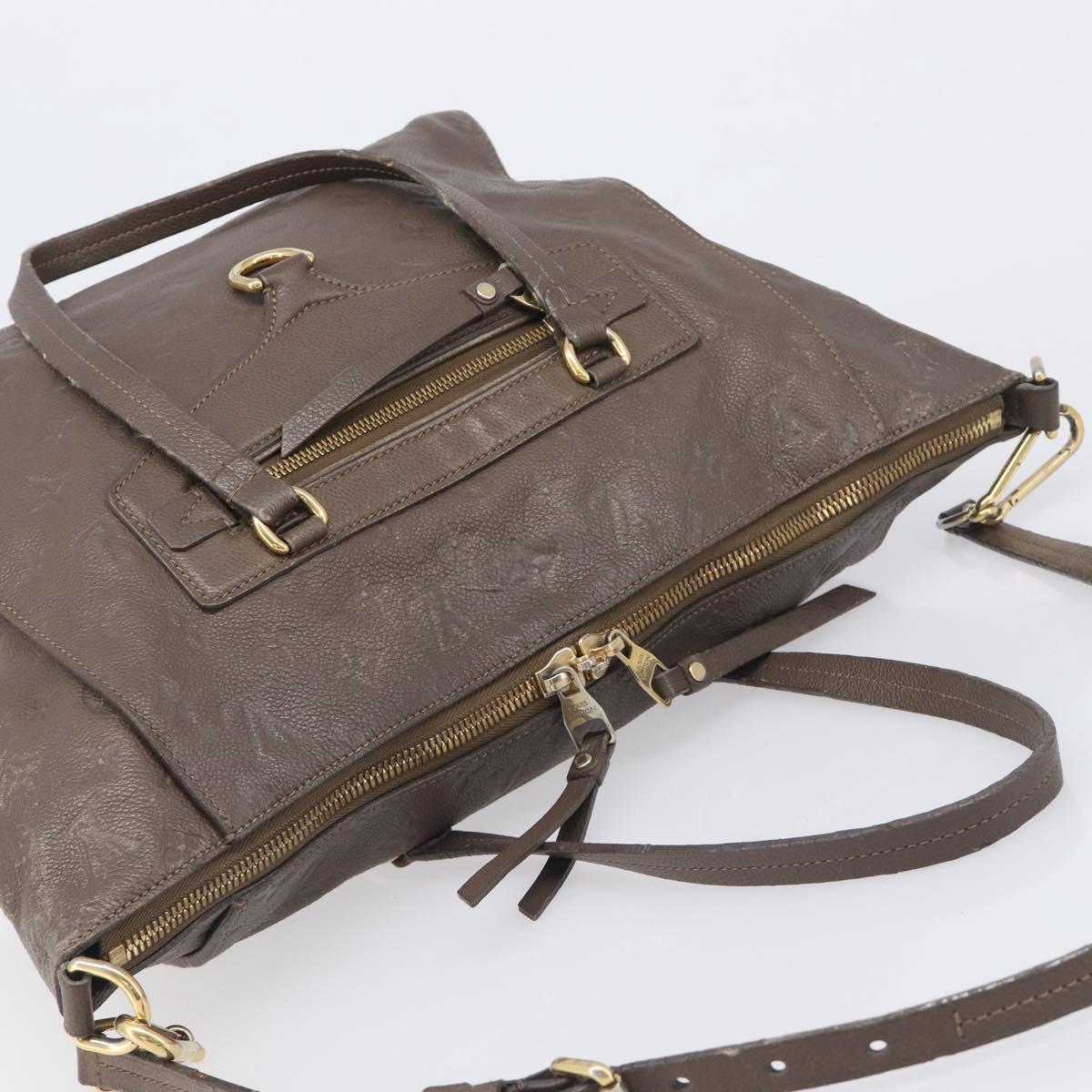 LOUIS VUITTON LumineusePM Hand Bag 2way Bag Brown Ombre M93409 LV Auth fm5452