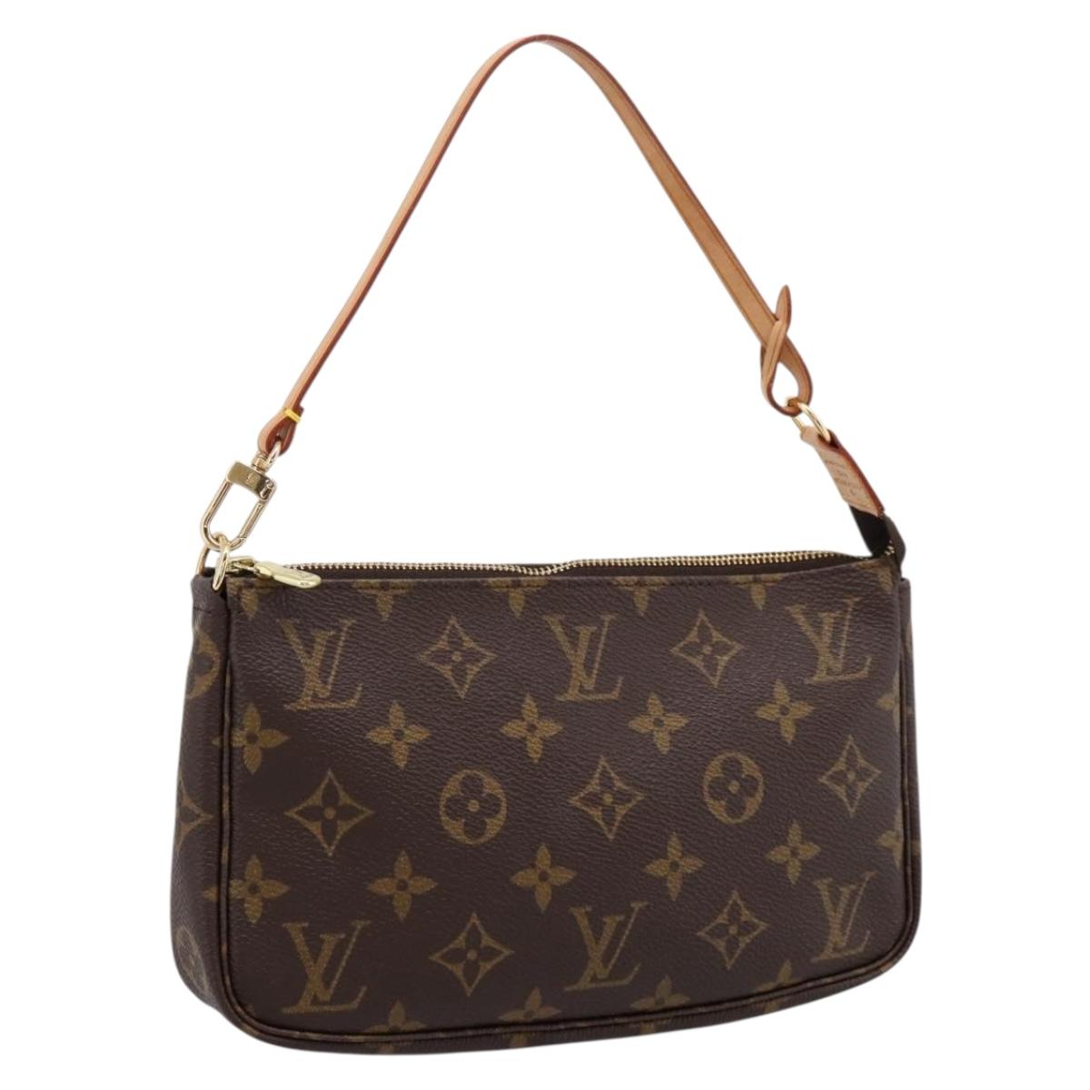 LOUIS VUITTON Monogram Pochette Accessoires Pouch M51980 LV Auth fm5457V