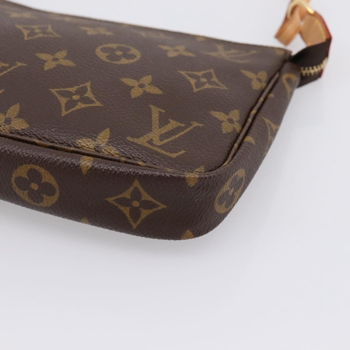 LOUIS VUITTON Monogram Pochette Accessoires Pouch M51980 LV Auth fm5457V