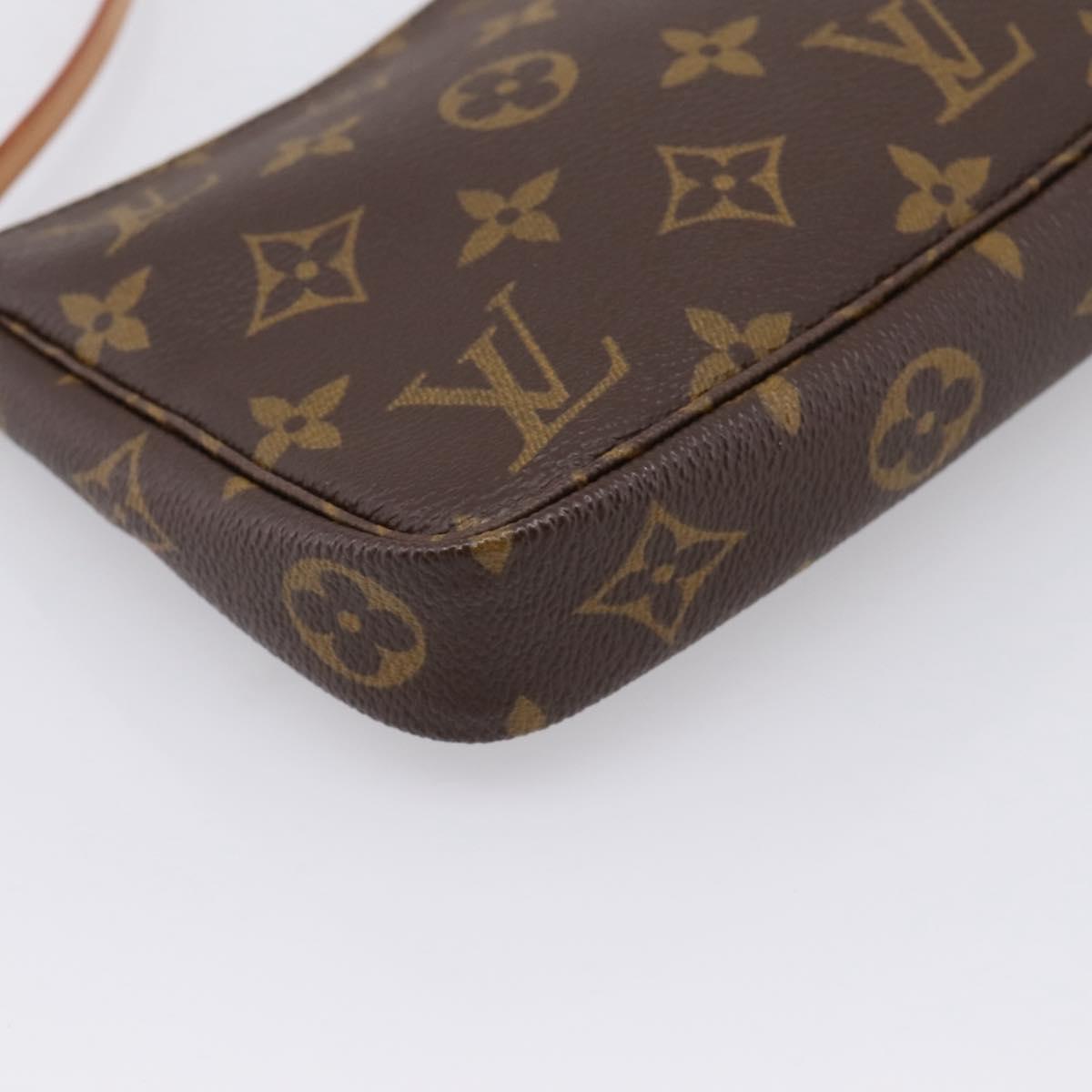 LOUIS VUITTON Monogram Pochette Accessoires Pouch M51980 LV Auth fm5457V