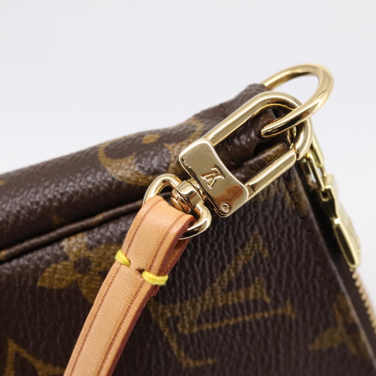 LOUIS VUITTON Monogram Pochette Accessoires Pouch M51980 LV Auth fm5457V