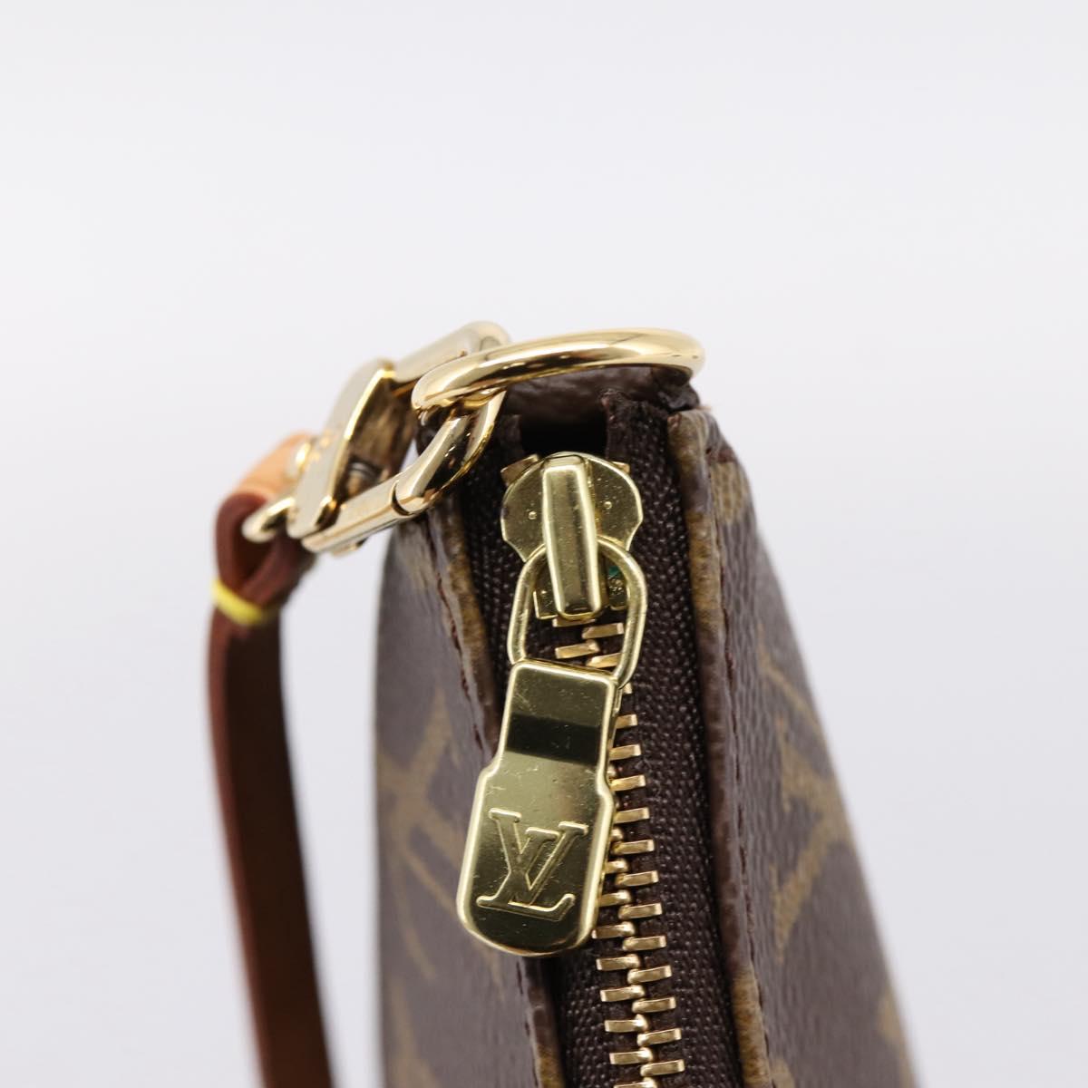 LOUIS VUITTON Monogram Pochette Accessoires Pouch M51980 LV Auth fm5457V