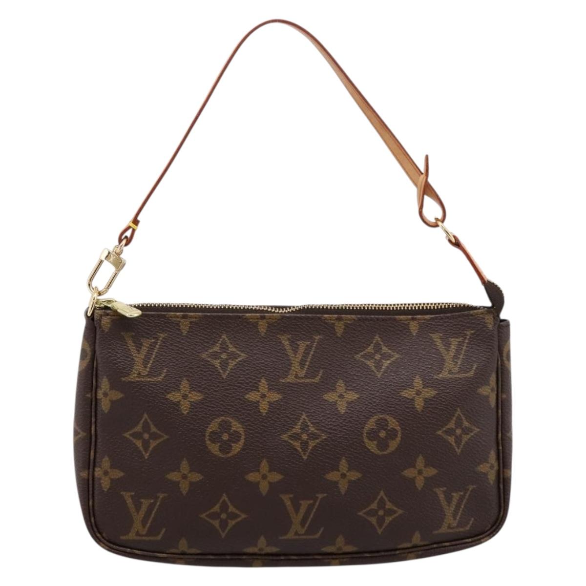 LOUIS VUITTON Monogram Pochette Accessoires Pouch M51980 LV Auth fm5457V