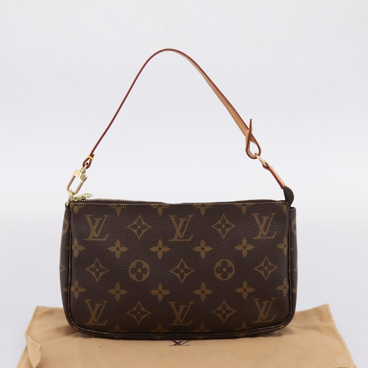 LOUIS VUITTON Monogram Pochette Accessoires Pouch M51980 LV Auth fm5457V