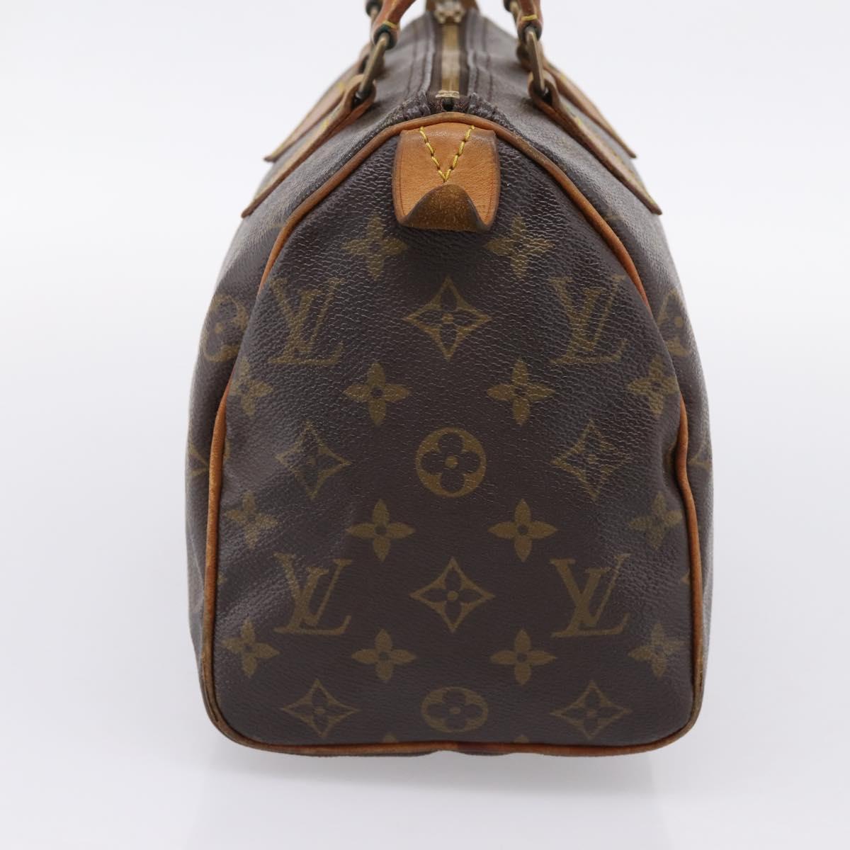 LOUIS VUITTON Monogram Speedy 25 Hand Bag M41528 LV Auth fm5459