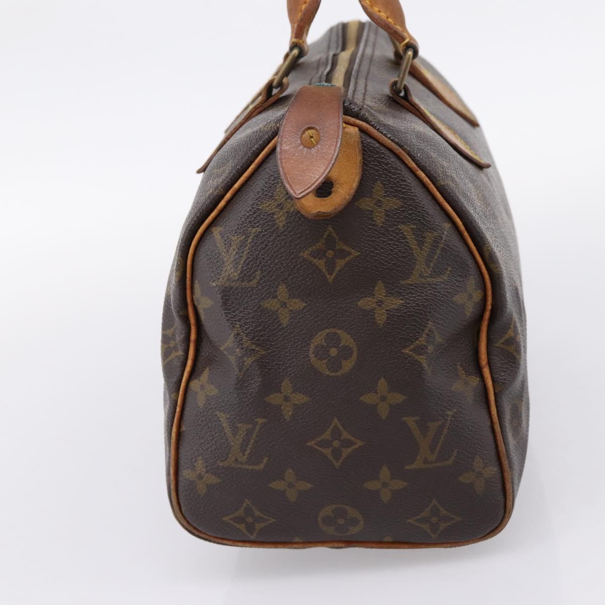 LOUIS VUITTON Monogram Speedy 25 Hand Bag M41528 LV Auth fm5459