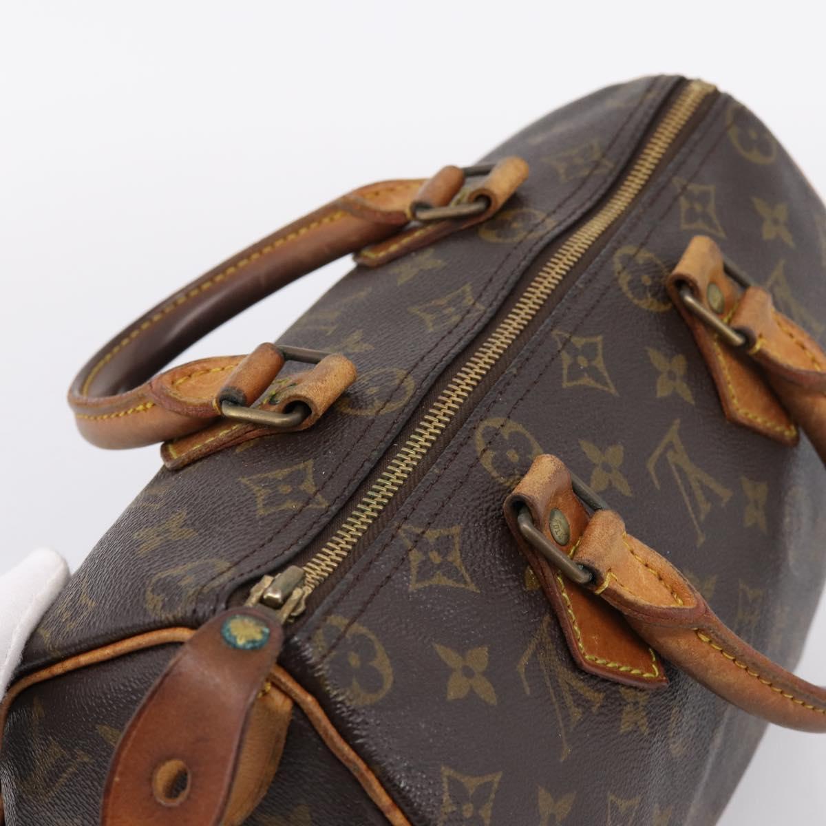 LOUIS VUITTON Monogram Speedy 25 Hand Bag M41528 LV Auth fm5459