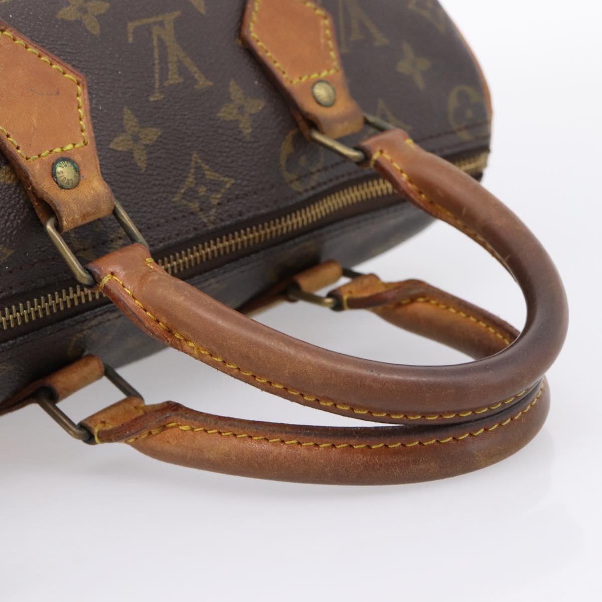 LOUIS VUITTON Monogram Speedy 25 Hand Bag M41528 LV Auth fm5459
