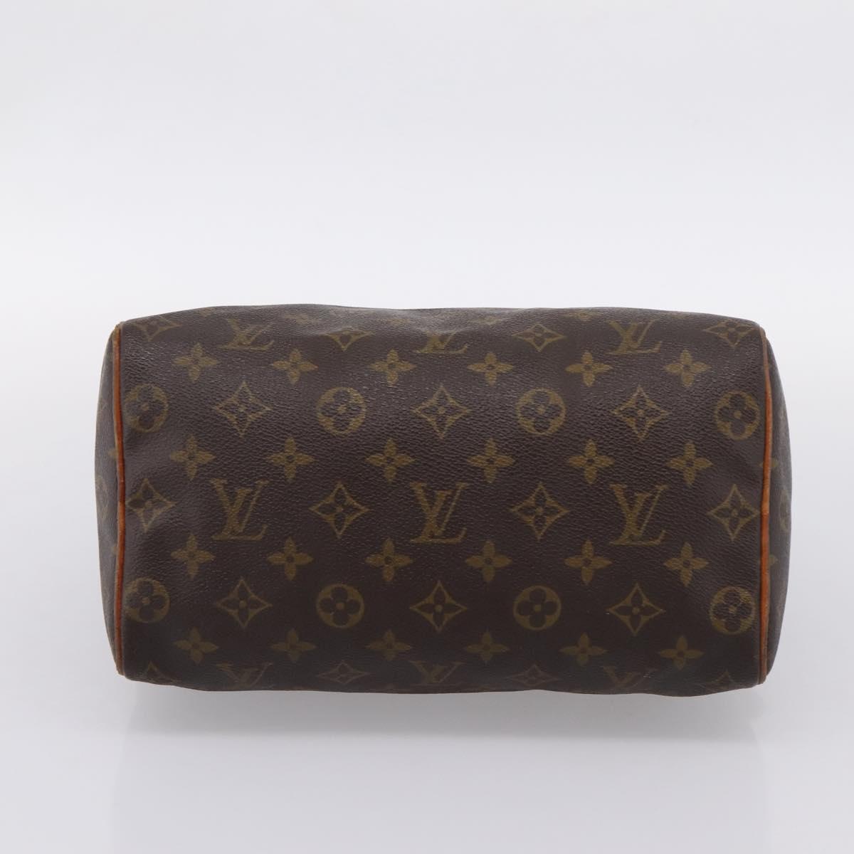 LOUIS VUITTON Monogram Speedy 25 Hand Bag M41528 LV Auth fm5459