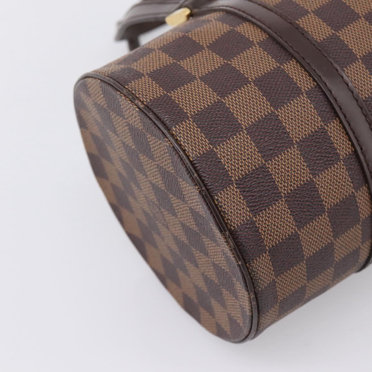 LOUIS VUITTON Damier Ebene Papillon 30 Hand Bag N51303 LV Auth fm5460