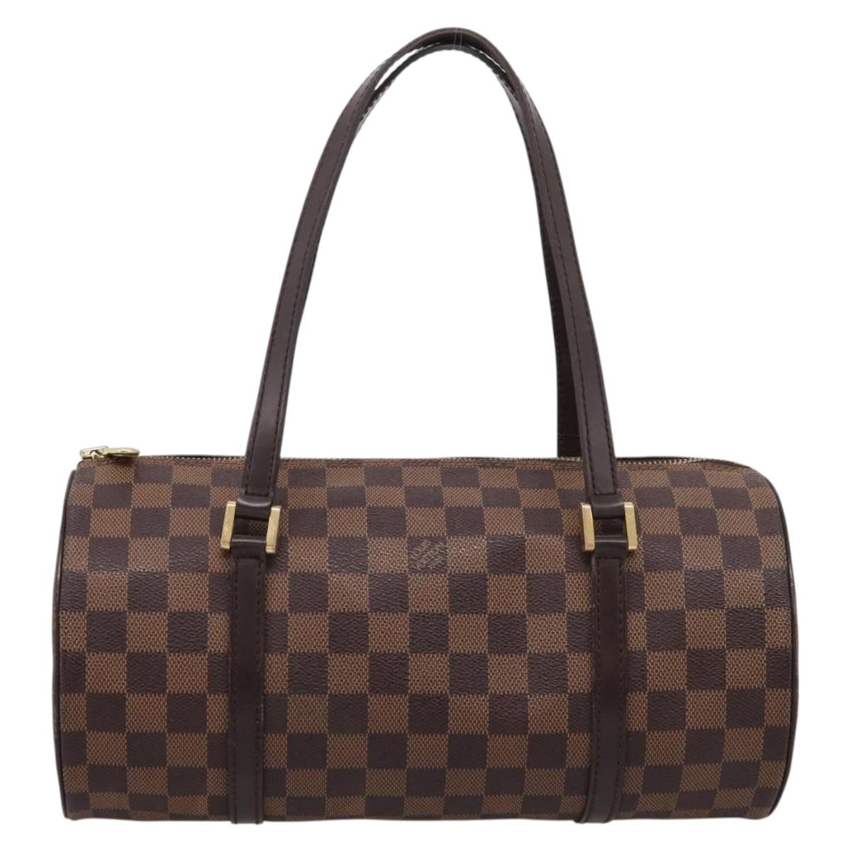 LOUIS VUITTON Damier Ebene Papillon 30 Hand Bag N51303 LV Auth fm5460