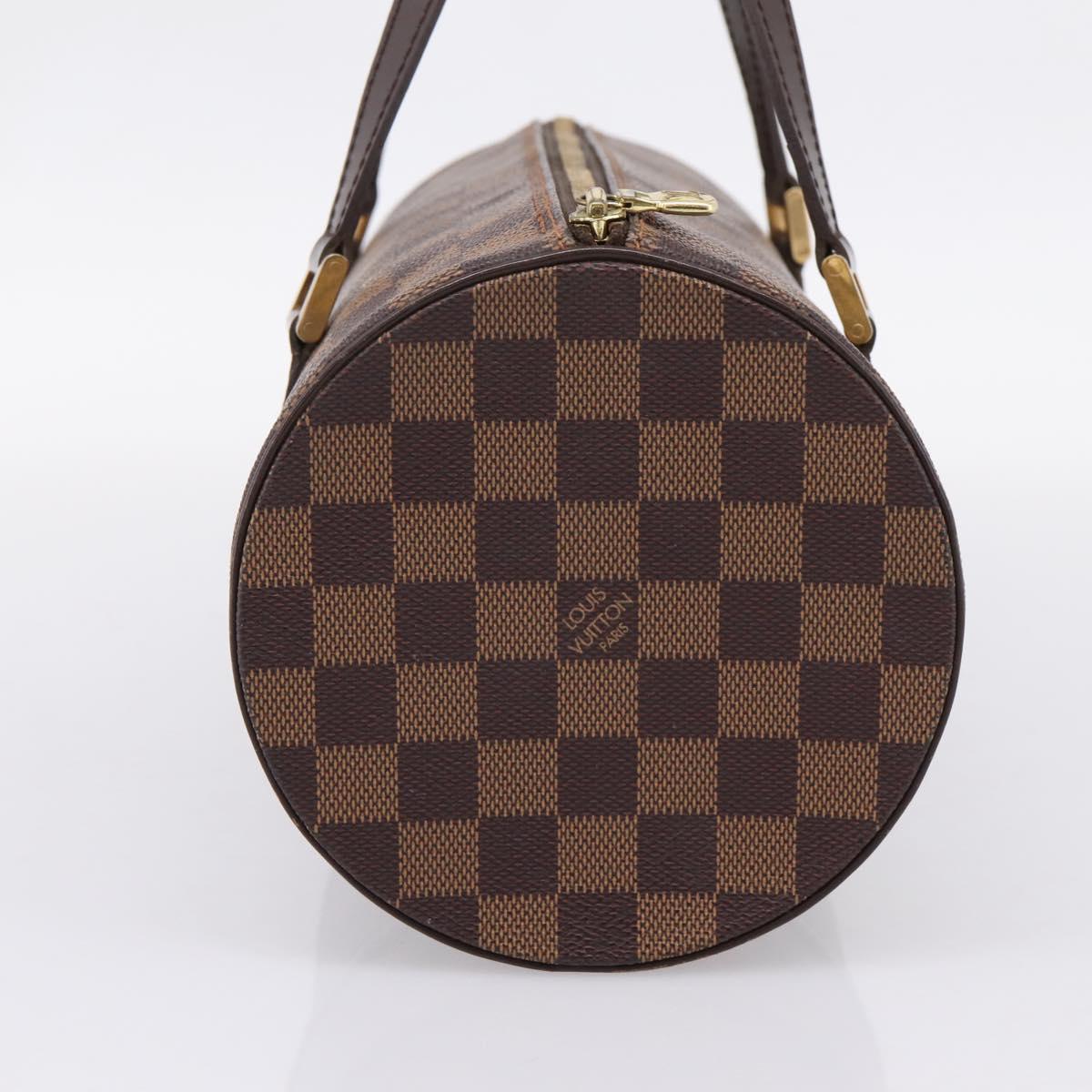 LOUIS VUITTON Damier Ebene Papillon 30 Hand Bag N51303 LV Auth fm5460