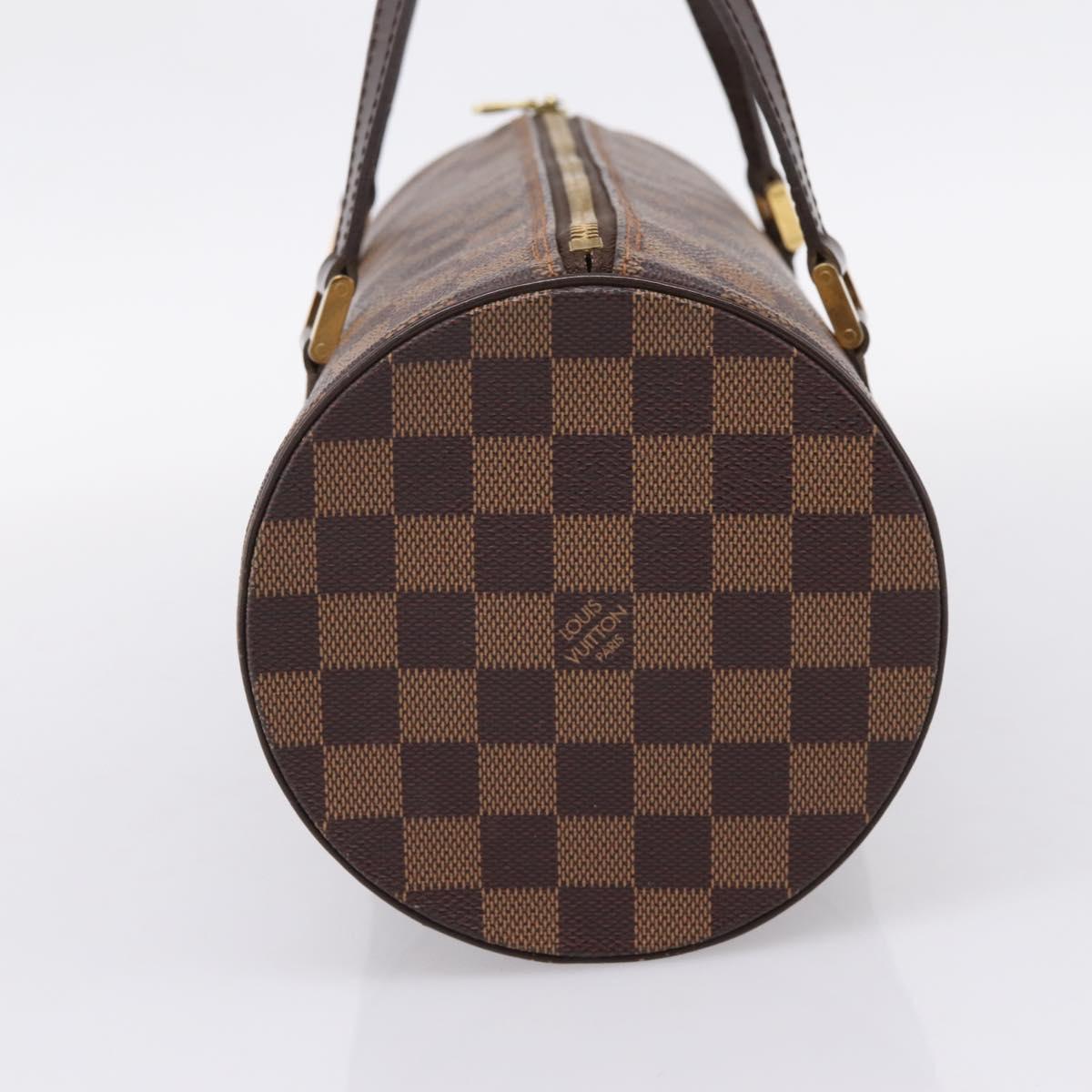 LOUIS VUITTON Damier Ebene Papillon 30 Hand Bag N51303 LV Auth fm5460