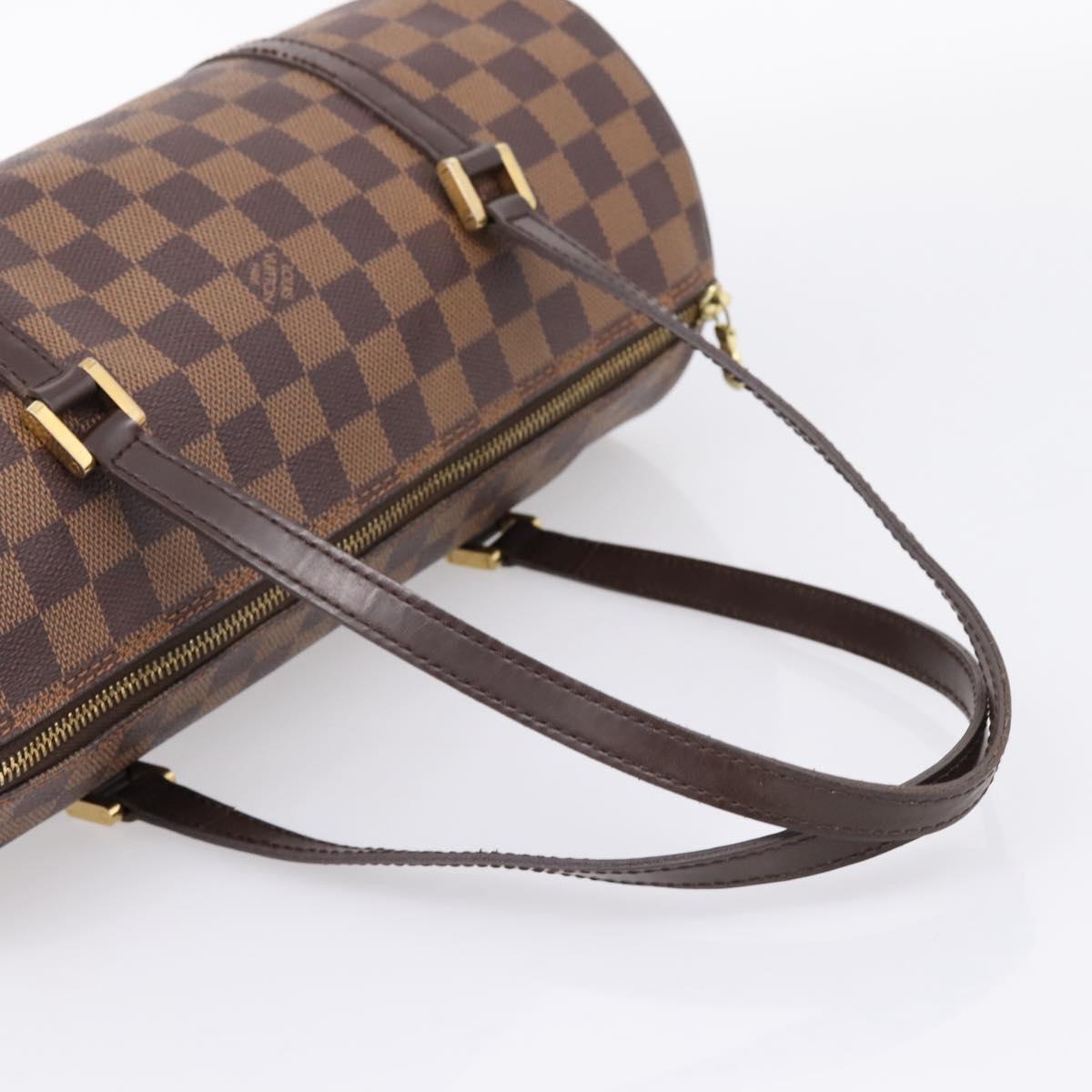 LOUIS VUITTON Damier Ebene Papillon 30 Hand Bag N51303 LV Auth fm5460