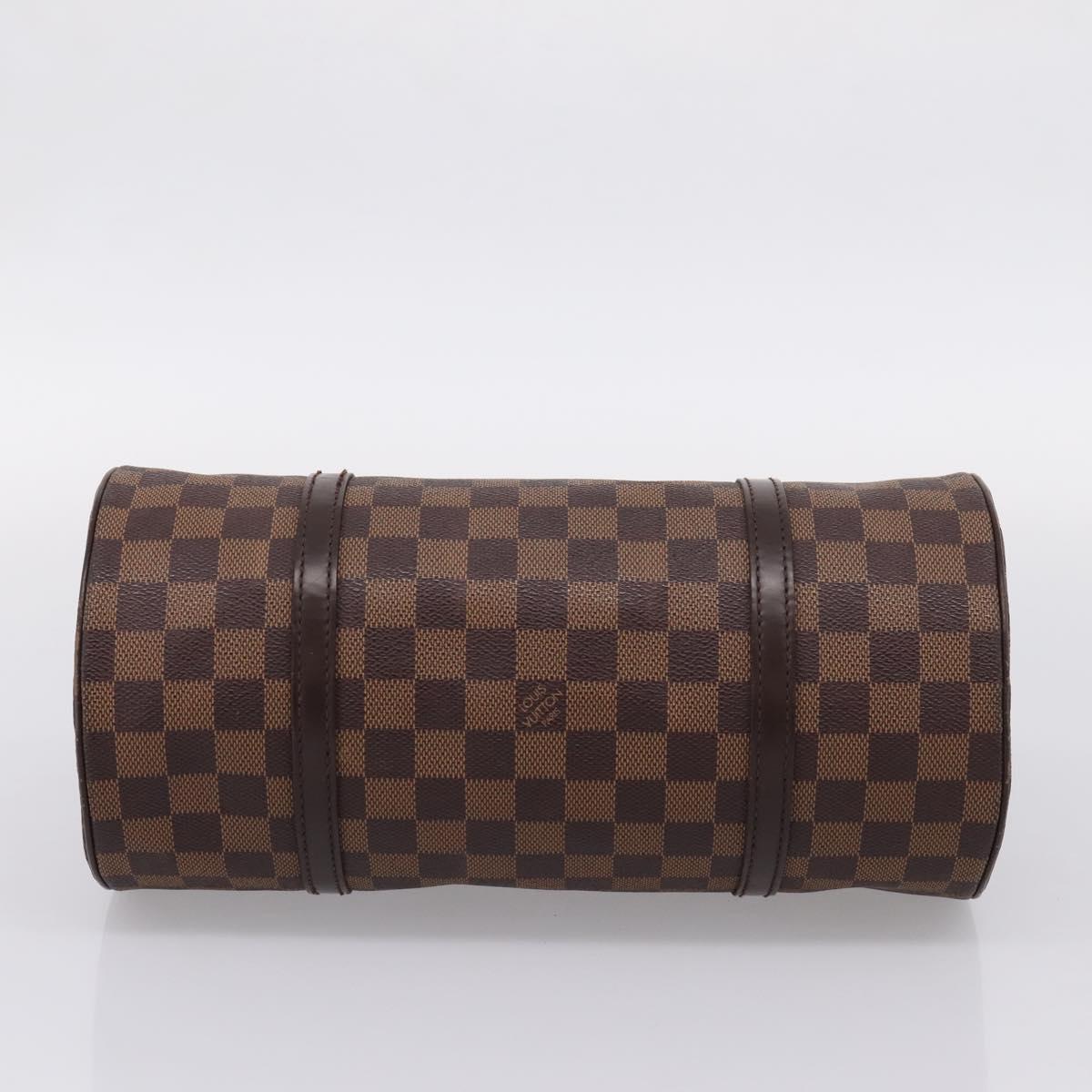 LOUIS VUITTON Damier Ebene Papillon 30 Hand Bag N51303 LV Auth fm5460