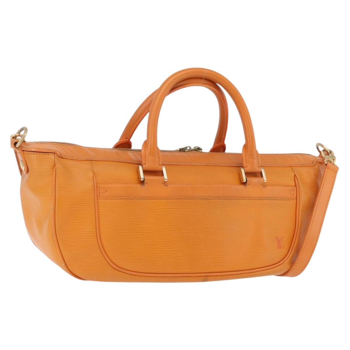 LOUIS VUITTON Epi Danura MM Hand Bag 2way Orange Mandarin M5910H LV Auth fm5466