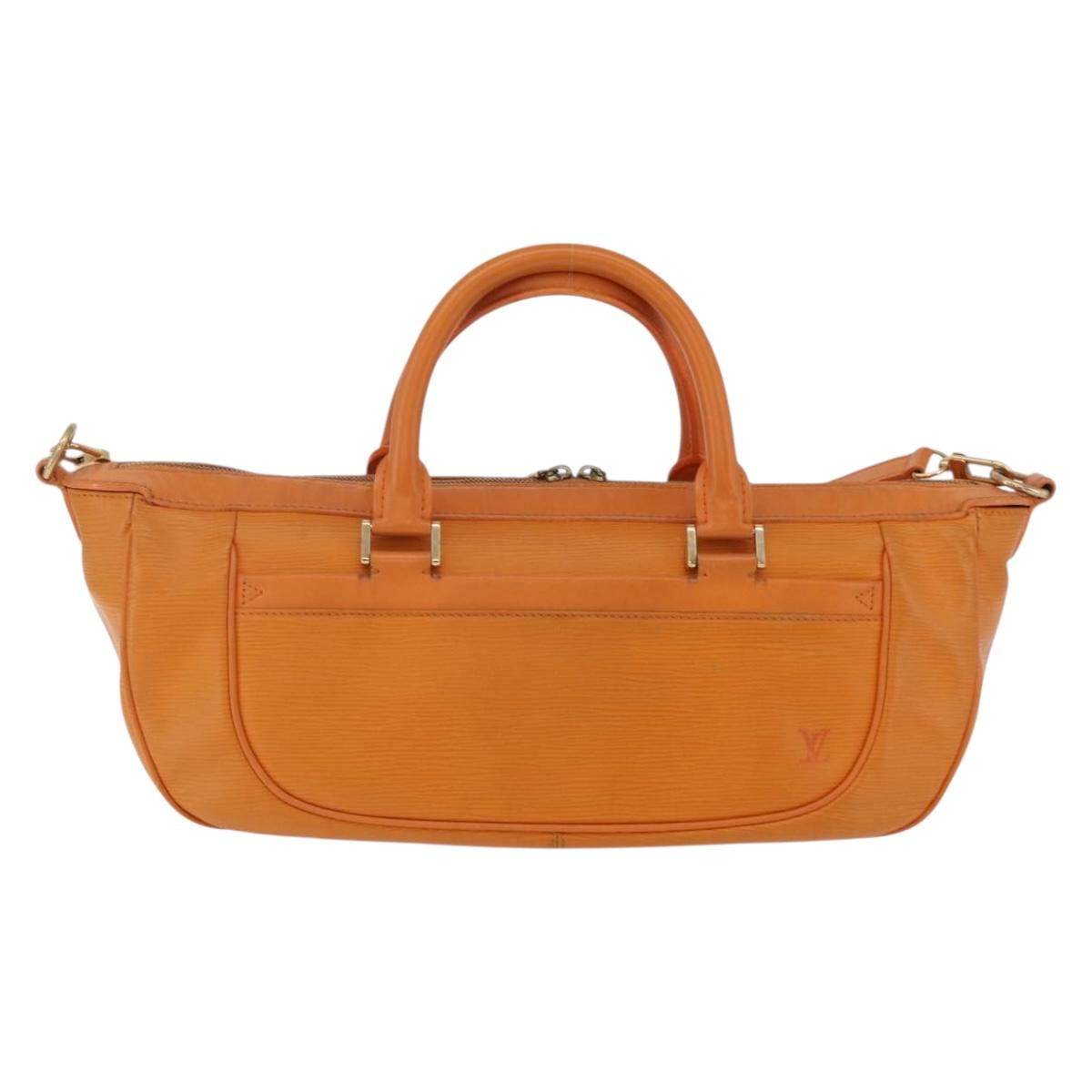 LOUIS VUITTON Epi Danura MM Hand Bag 2way Orange Mandarin M5910H LV Auth fm5466