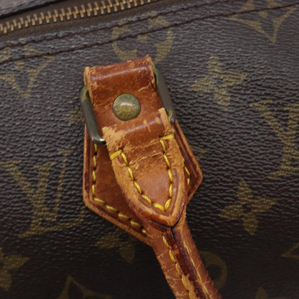 LOUIS VUITTON Monogram Speedy 25 Hand Bag M41528 LV Auth fm5472