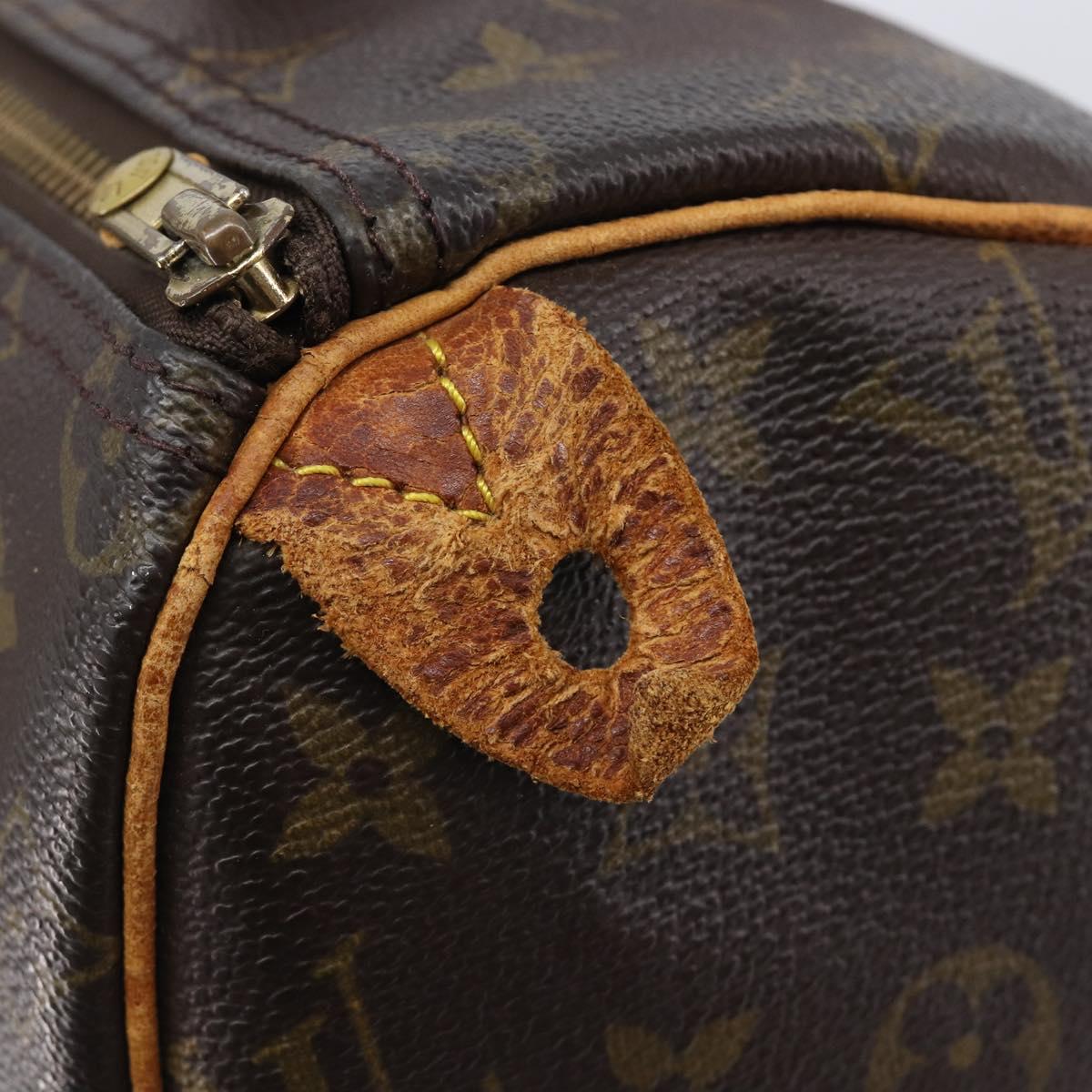 LOUIS VUITTON Monogram Speedy 25 Hand Bag M41528 LV Auth fm5472