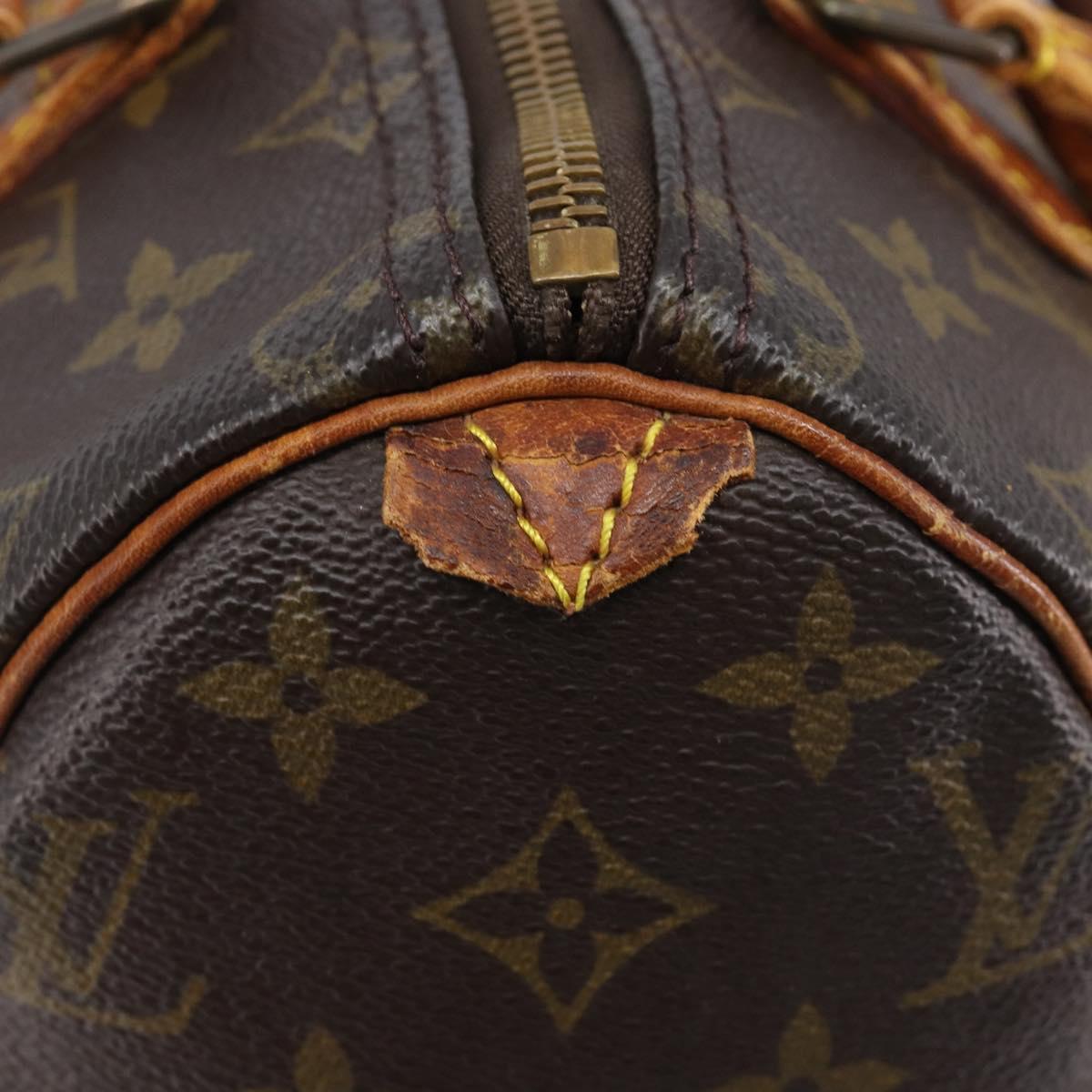 LOUIS VUITTON Monogram Speedy 25 Hand Bag M41528 LV Auth fm5472