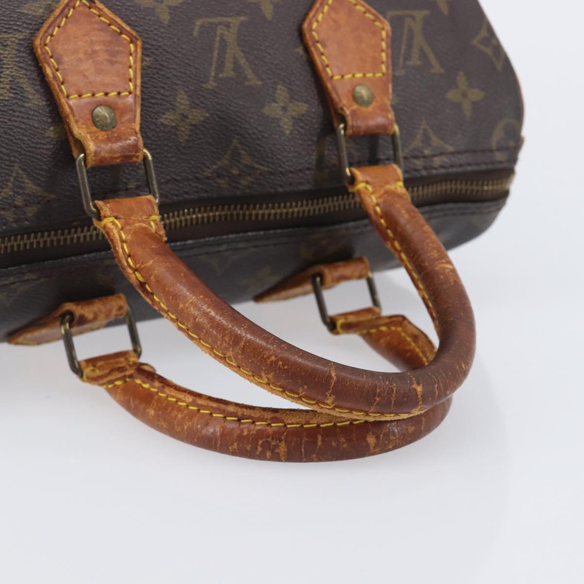 LOUIS VUITTON Monogram Speedy 25 Hand Bag M41528 LV Auth fm5472
