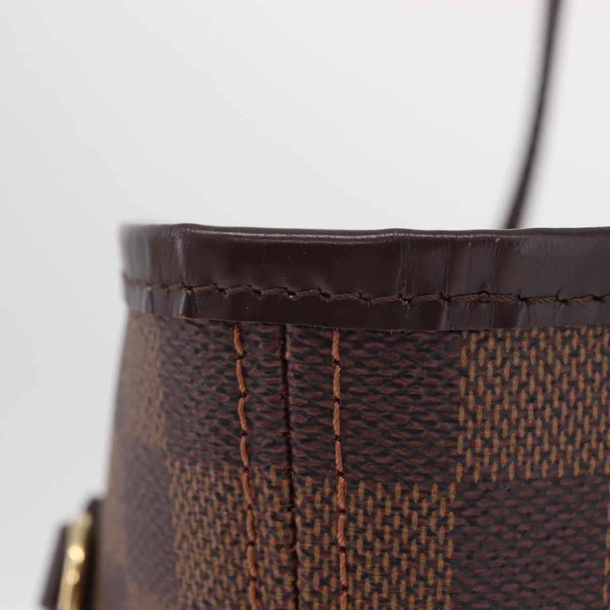 LOUIS VUITTON Damier Ebene Neverfull MM Tote Bag N51105 LV Auth fm5481V