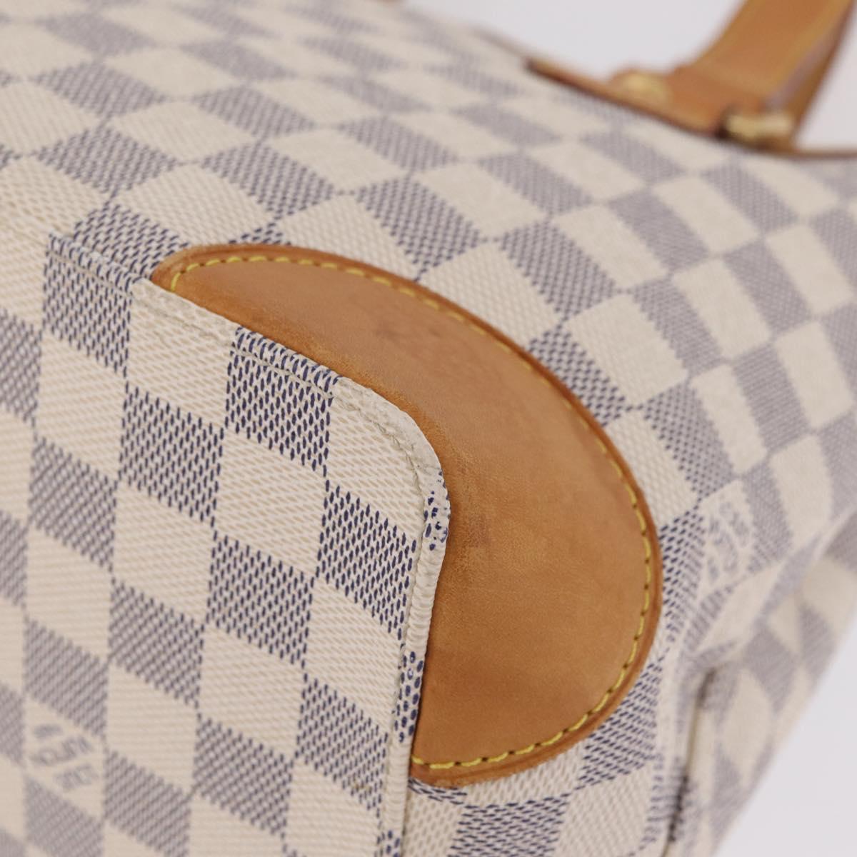 LOUIS VUITTON Damier Azur Hampstead PM Tote Bag N51207 LV Auth fm5483A