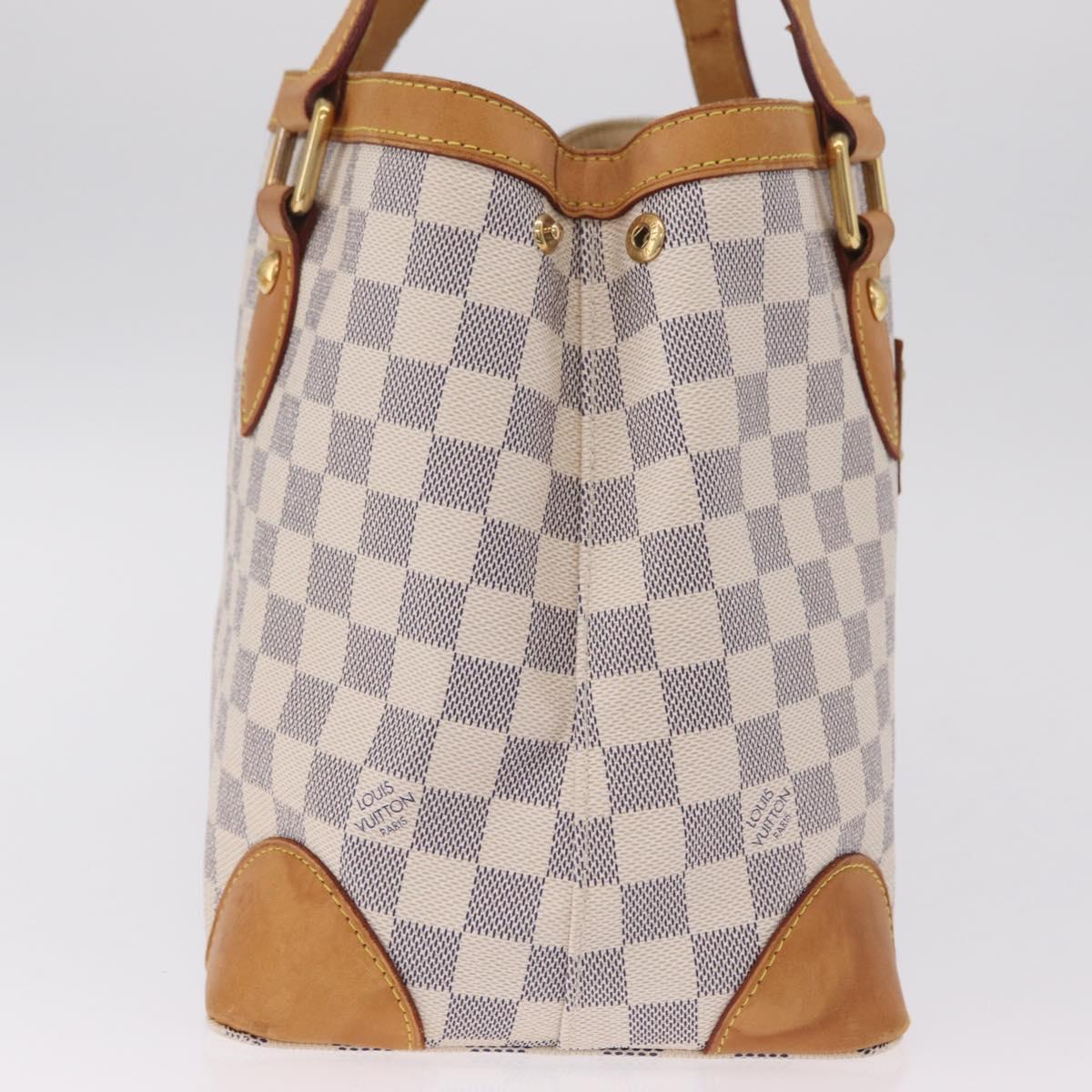 LOUIS VUITTON Damier Azur Hampstead PM Tote Bag N51207 LV Auth fm5483A
