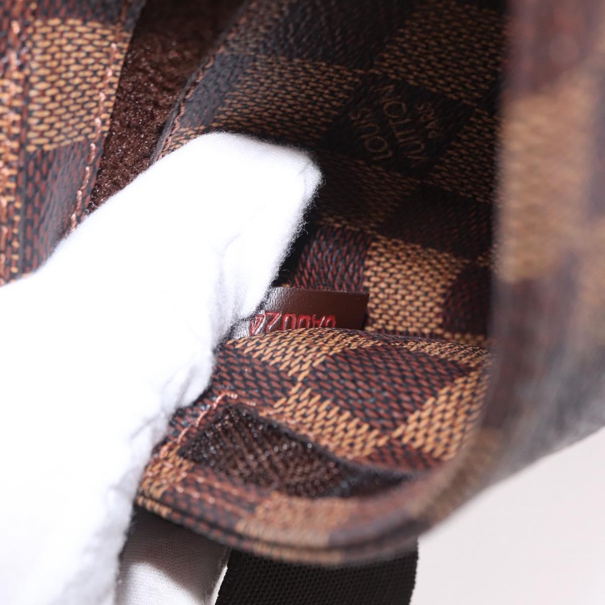 LOUIS VUITTON Damier Ebene Geronimos Shoulder Bag N51994 LV Auth fm5485V