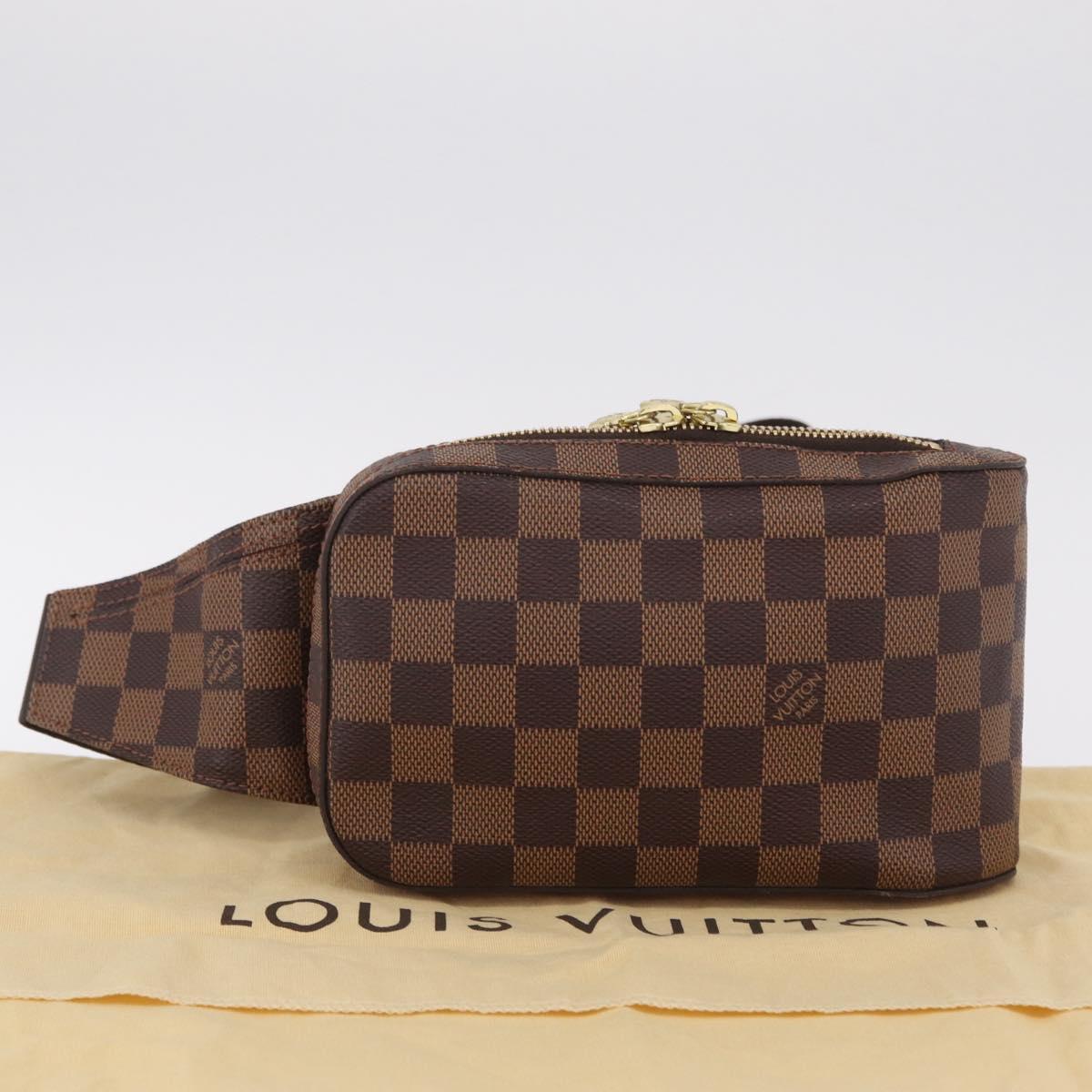 LOUIS VUITTON Damier Ebene Geronimos Shoulder Bag N51994 LV Auth fm5485V