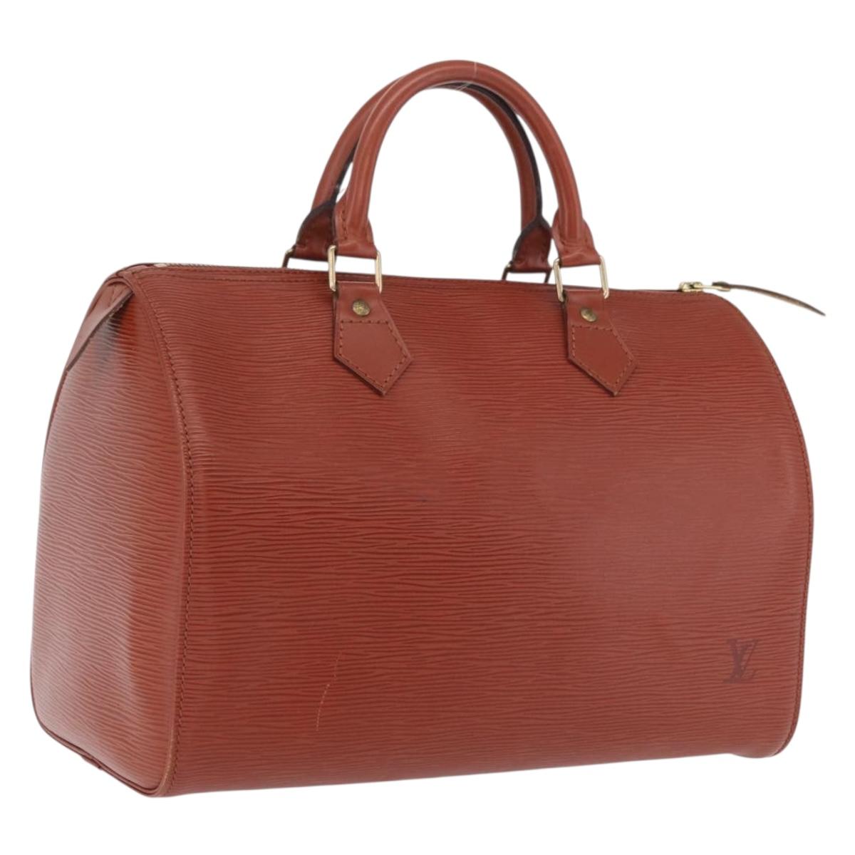 LOUIS VUITTON Epi Speedy 30 Hand Bag Brown M43003 LV Auth fm5492A