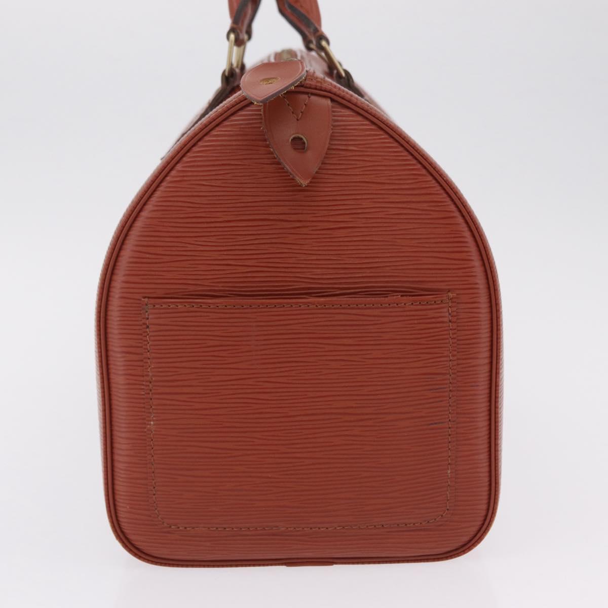 LOUIS VUITTON Epi Speedy 30 Hand Bag Brown M43003 LV Auth fm5492A