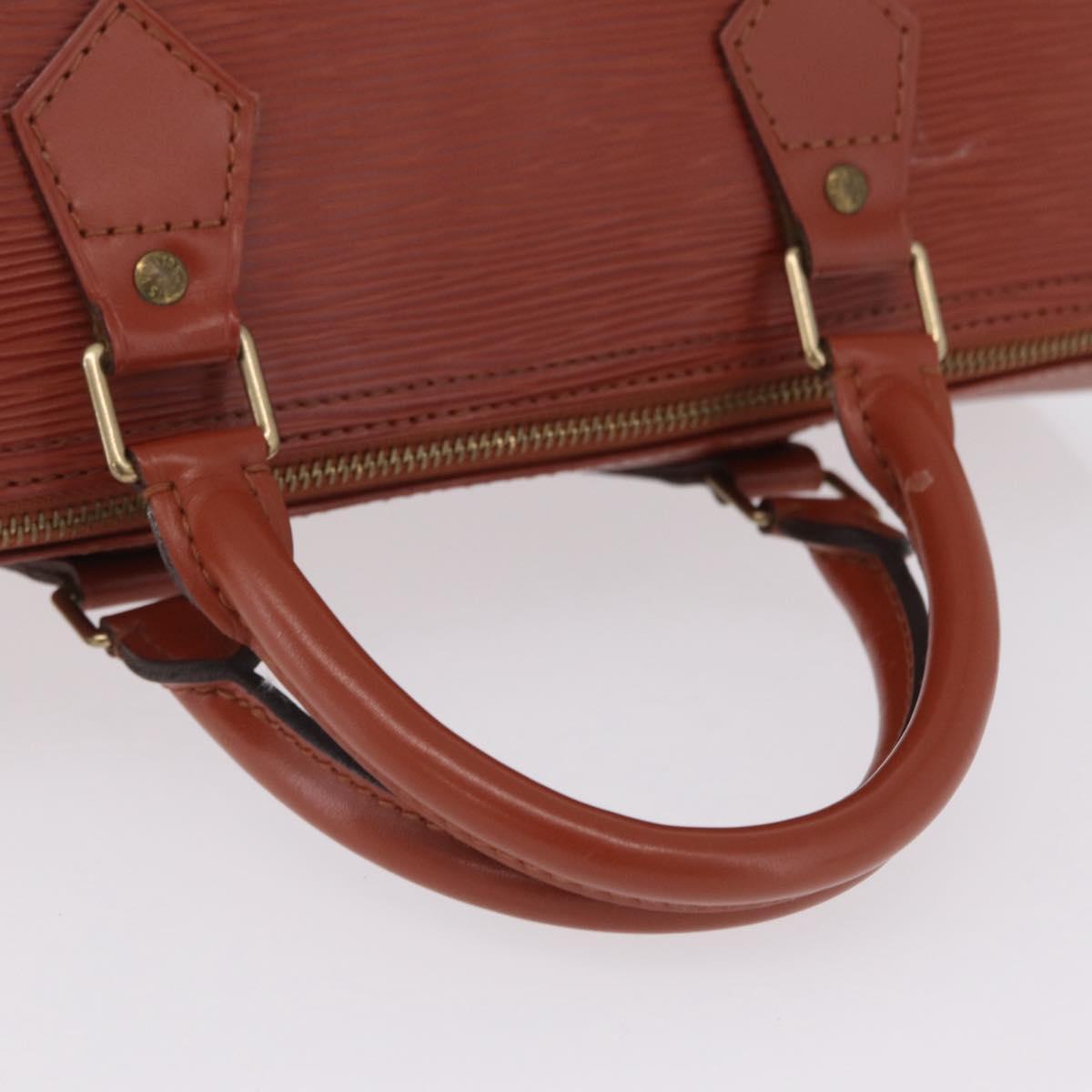LOUIS VUITTON Epi Speedy 30 Hand Bag Brown M43003 LV Auth fm5492A