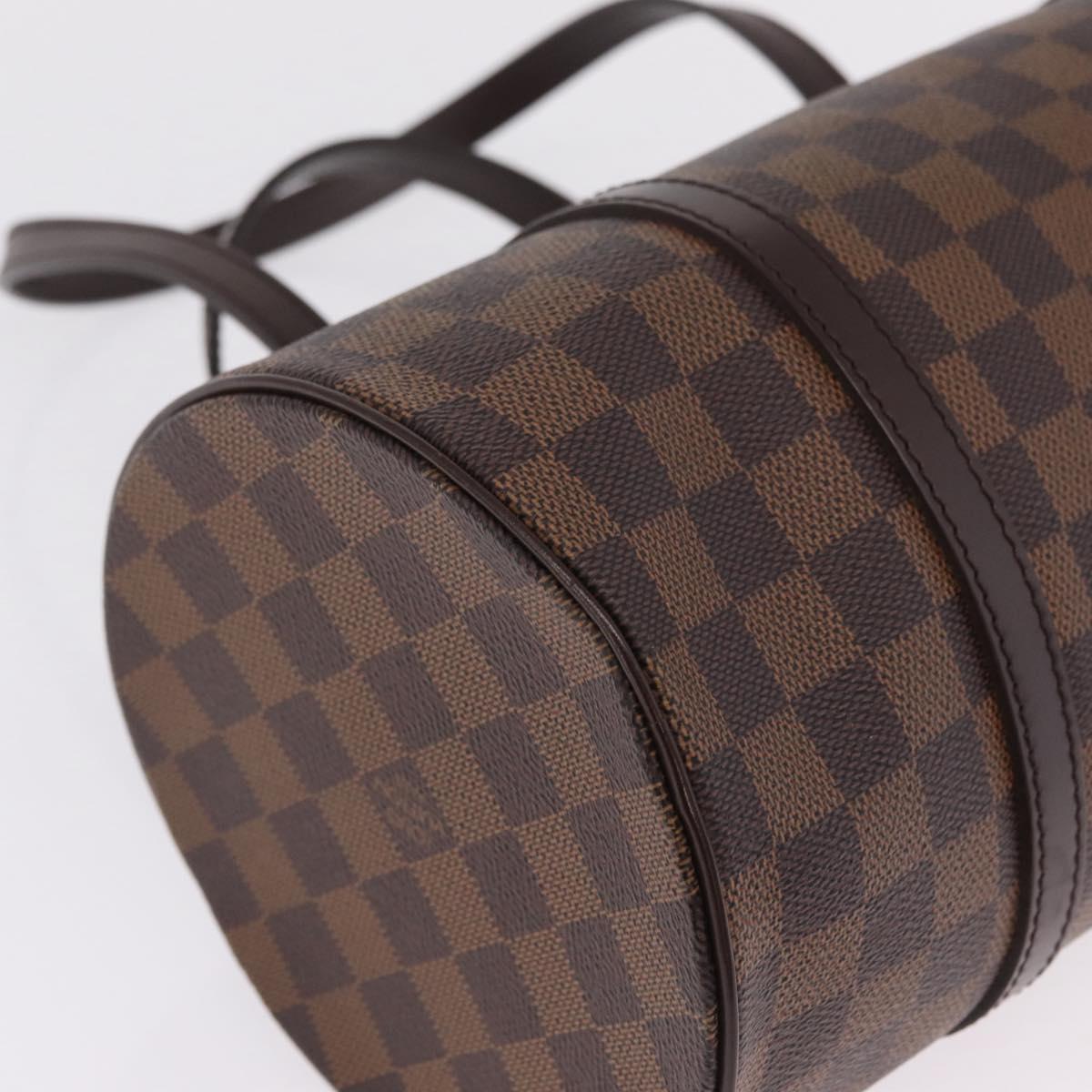 LOUIS VUITTON Damier Ebene Papillon 30 Hand Bag N51303 LV Auth fm5493V