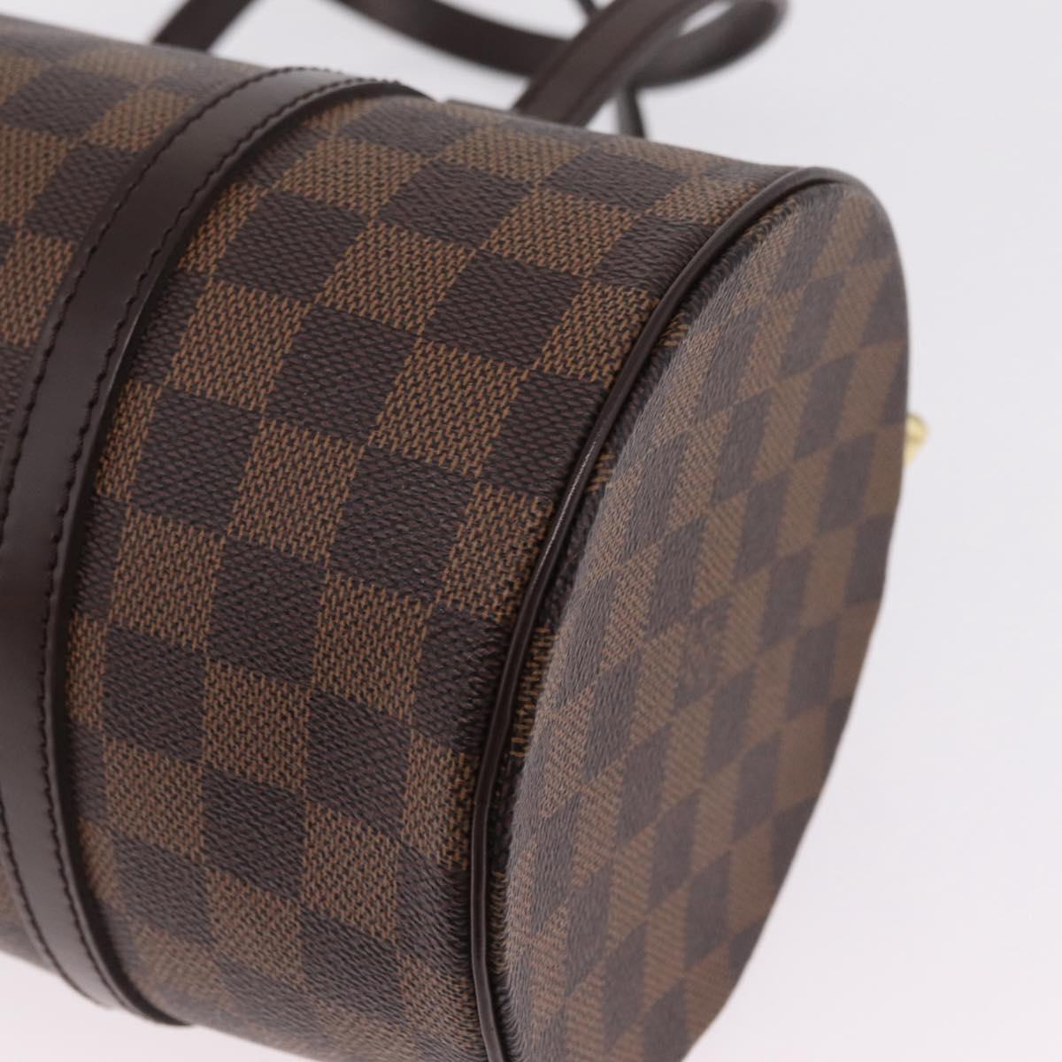 LOUIS VUITTON Damier Ebene Papillon 30 Hand Bag N51303 LV Auth fm5493V