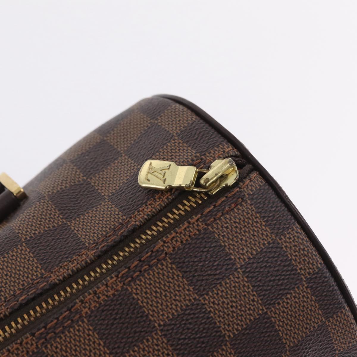 LOUIS VUITTON Damier Ebene Papillon 30 Hand Bag N51303 LV Auth fm5493V